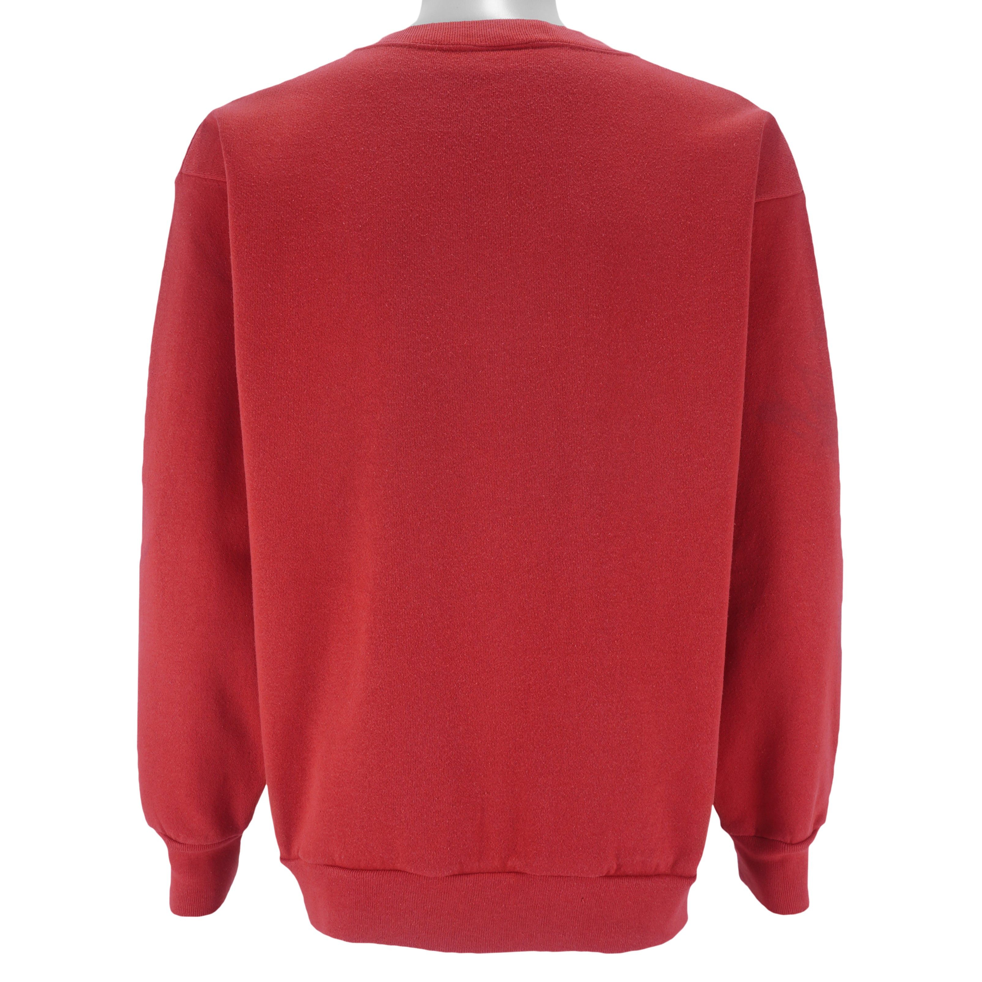 NFL (Spectator) - Kansas City Chiefs Crew Neck Sweatshirt 1990s Size US L / EU 52-54 / 3 - 2 Thumbnail