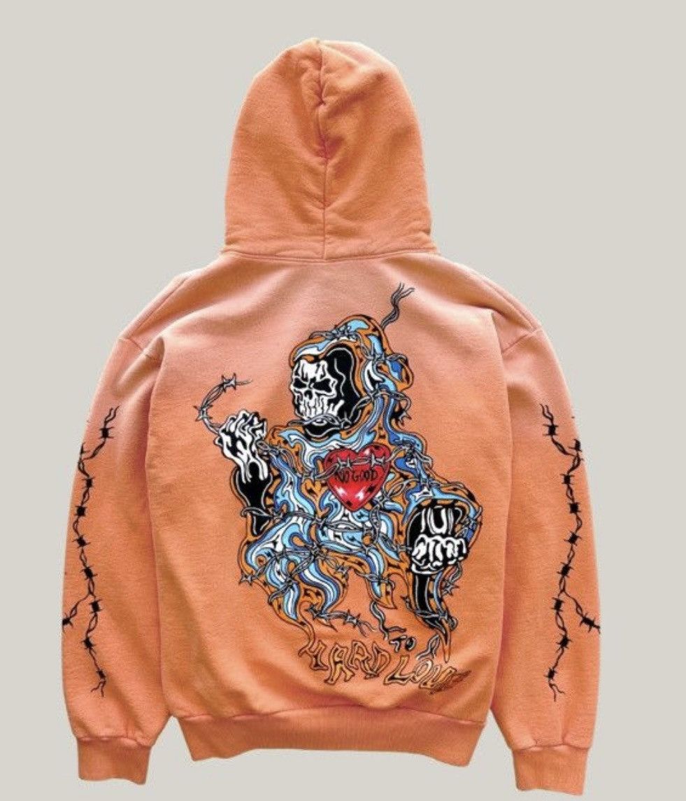 Warren lotas orange hoodie top