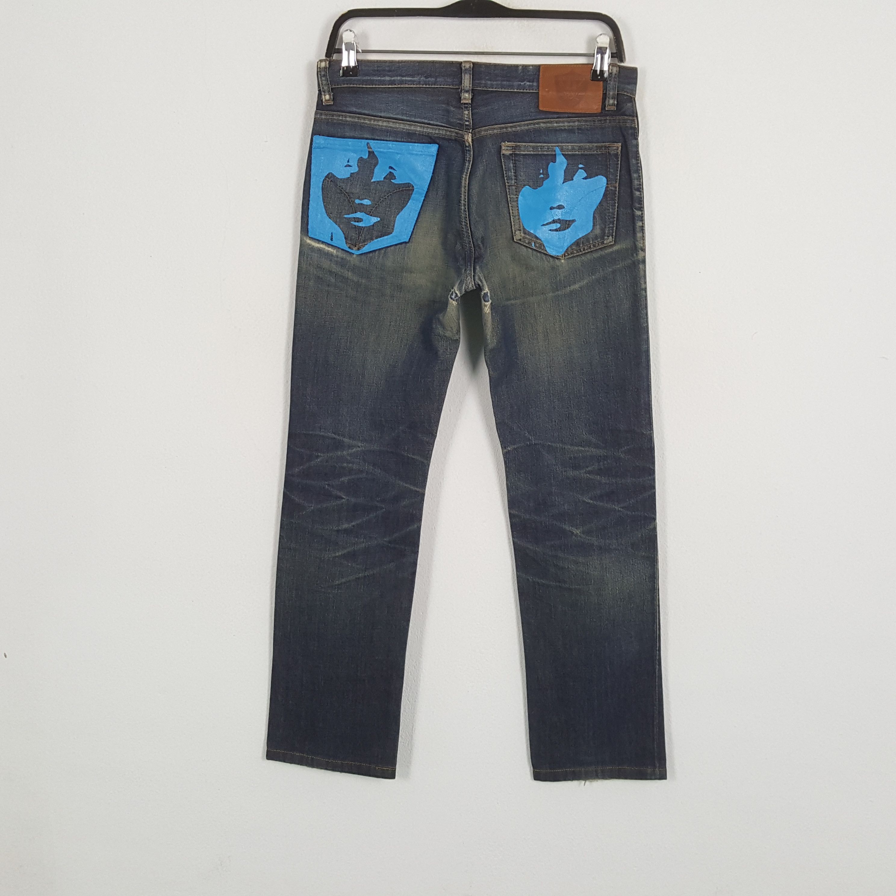 Hysteric Glamour × Japanese Brand × Vintage HYSTERIC GLAMOUR Japanese Brand Streetwear Custom Jeans Size US 29 - 1 Thumbnail