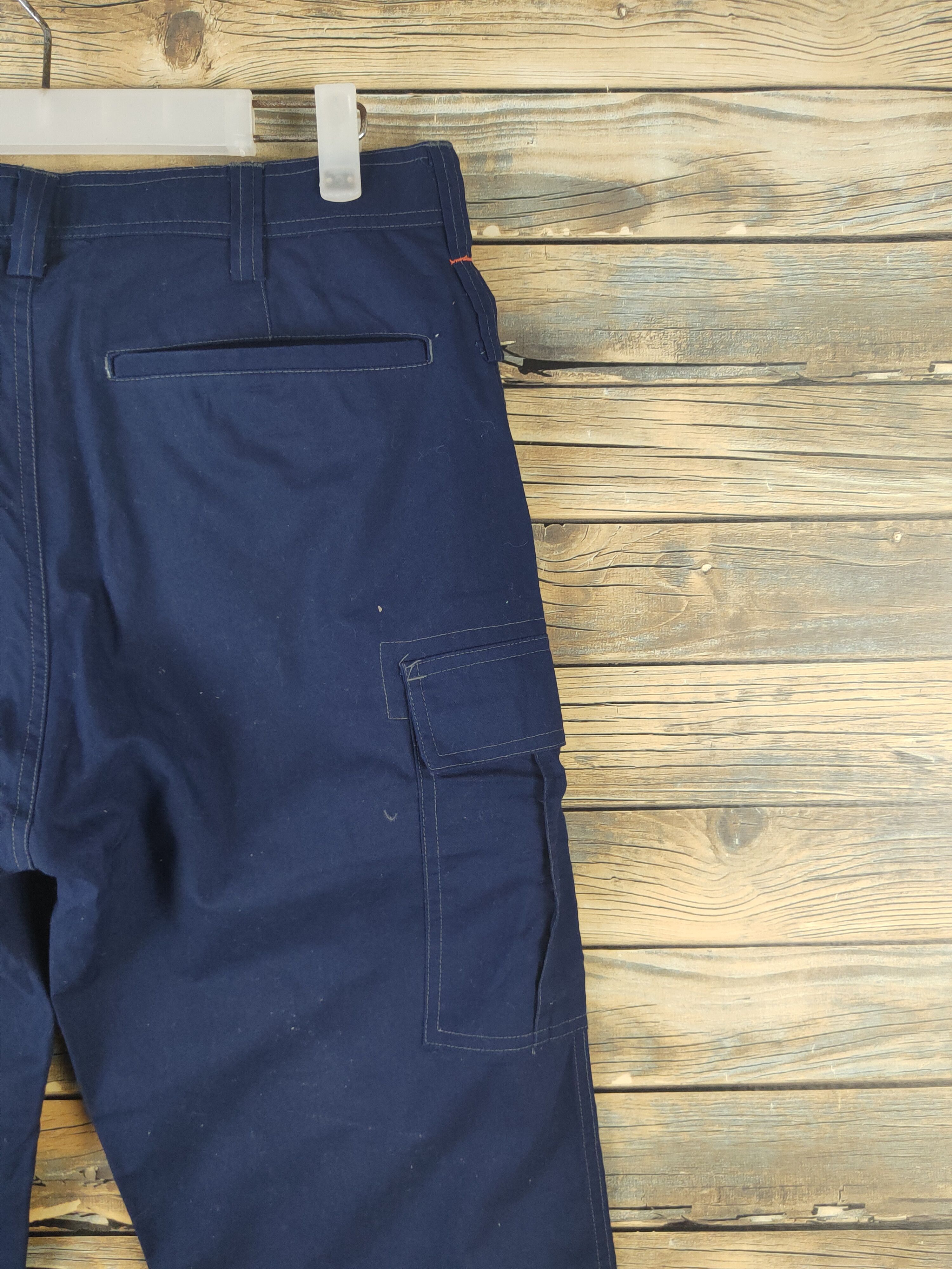 Japanese Brand DL Ladibon Navy Multipocket Tactical Cargo Pants #1884 Size US 31 - 10 Thumbnail