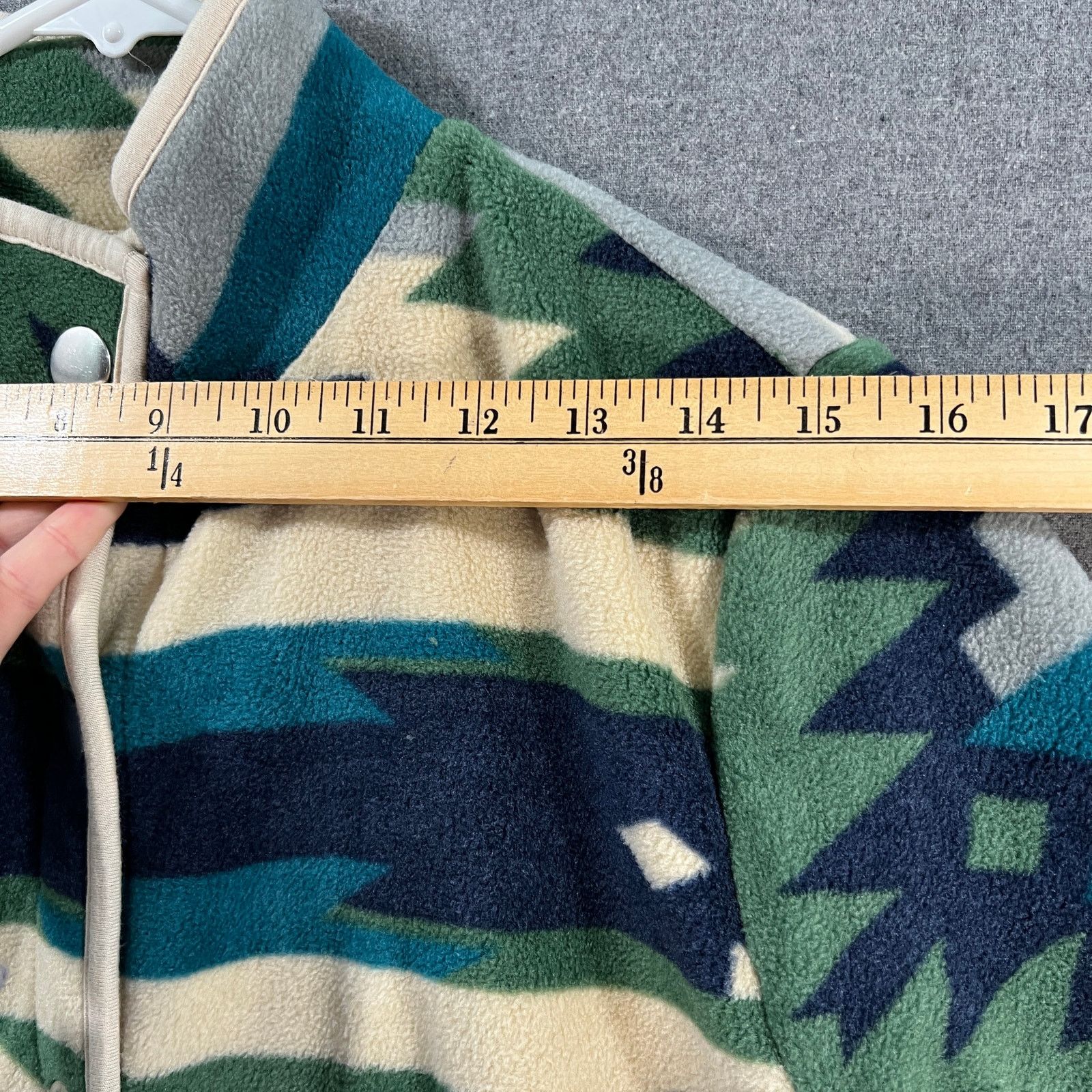 Other Denim & Co. Canyon Retreat Southwest Printed Fleece Jacket Size S / US 4 / IT 40 - 6 Thumbnail