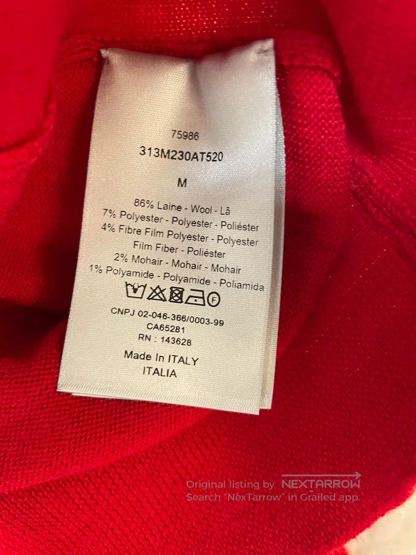Dior Dior Red Cardigan. Size M / US 6-8 / IT 42-44 - 5 Thumbnail