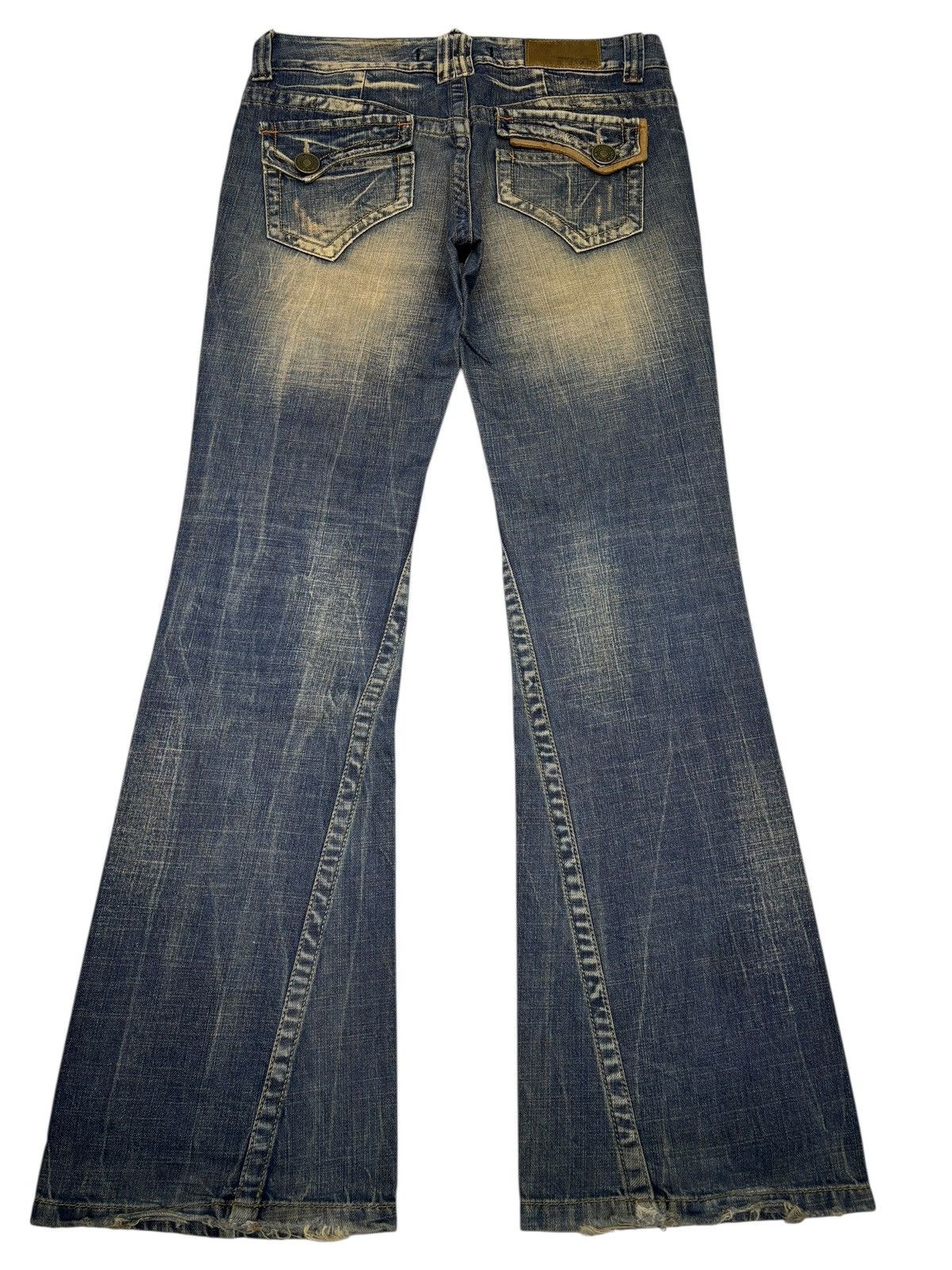 Kapital Flare Jeans Earthy Mud Wash Lolita Exotic Vintage Denim Size US 32 / EU 48 - 8 Thumbnail