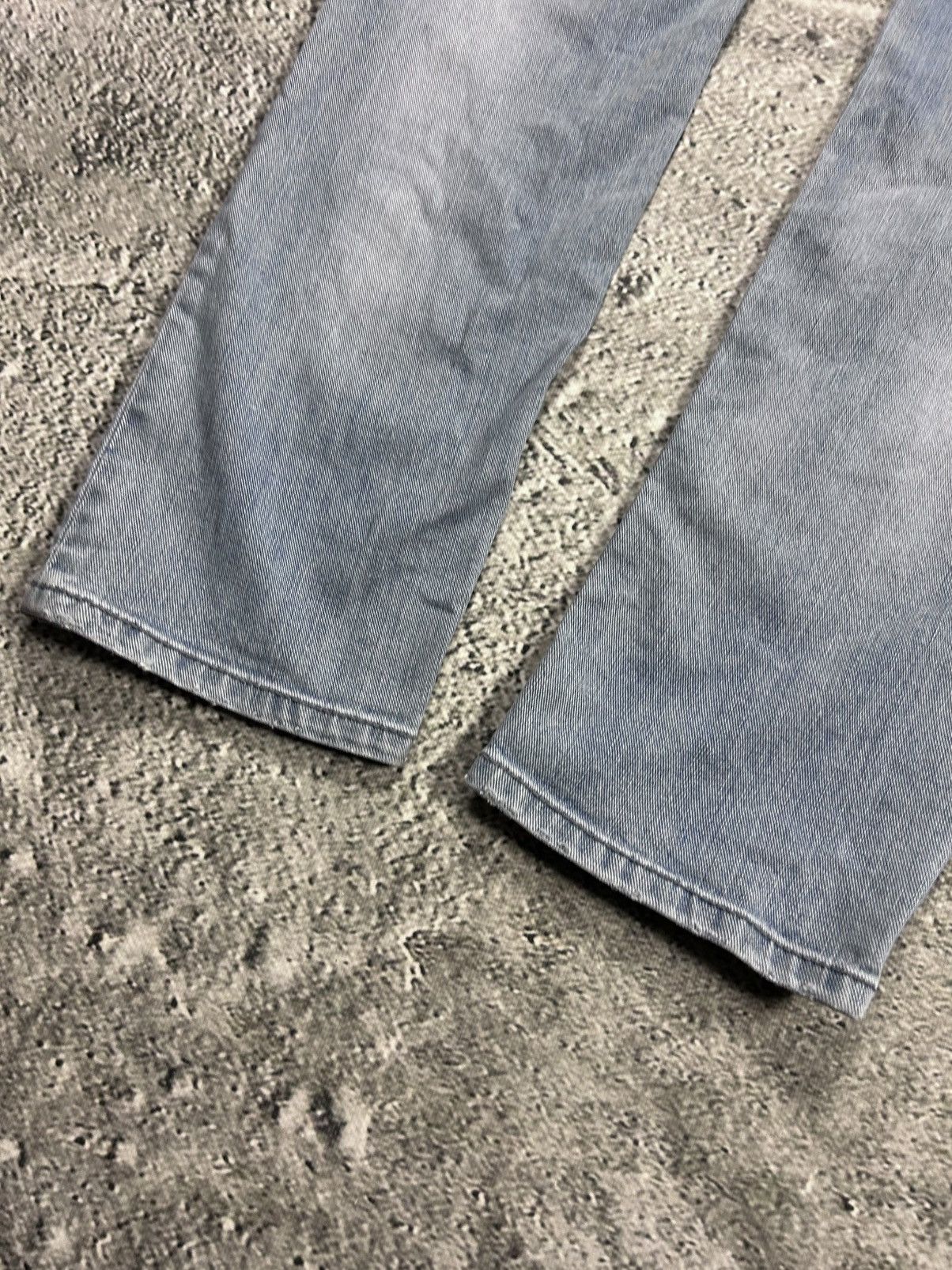 Diesel × Vintage Diesel jeans vintage baby blue Thavar Y2K slim fit Size US 34 / EU 50 - 4 Thumbnail