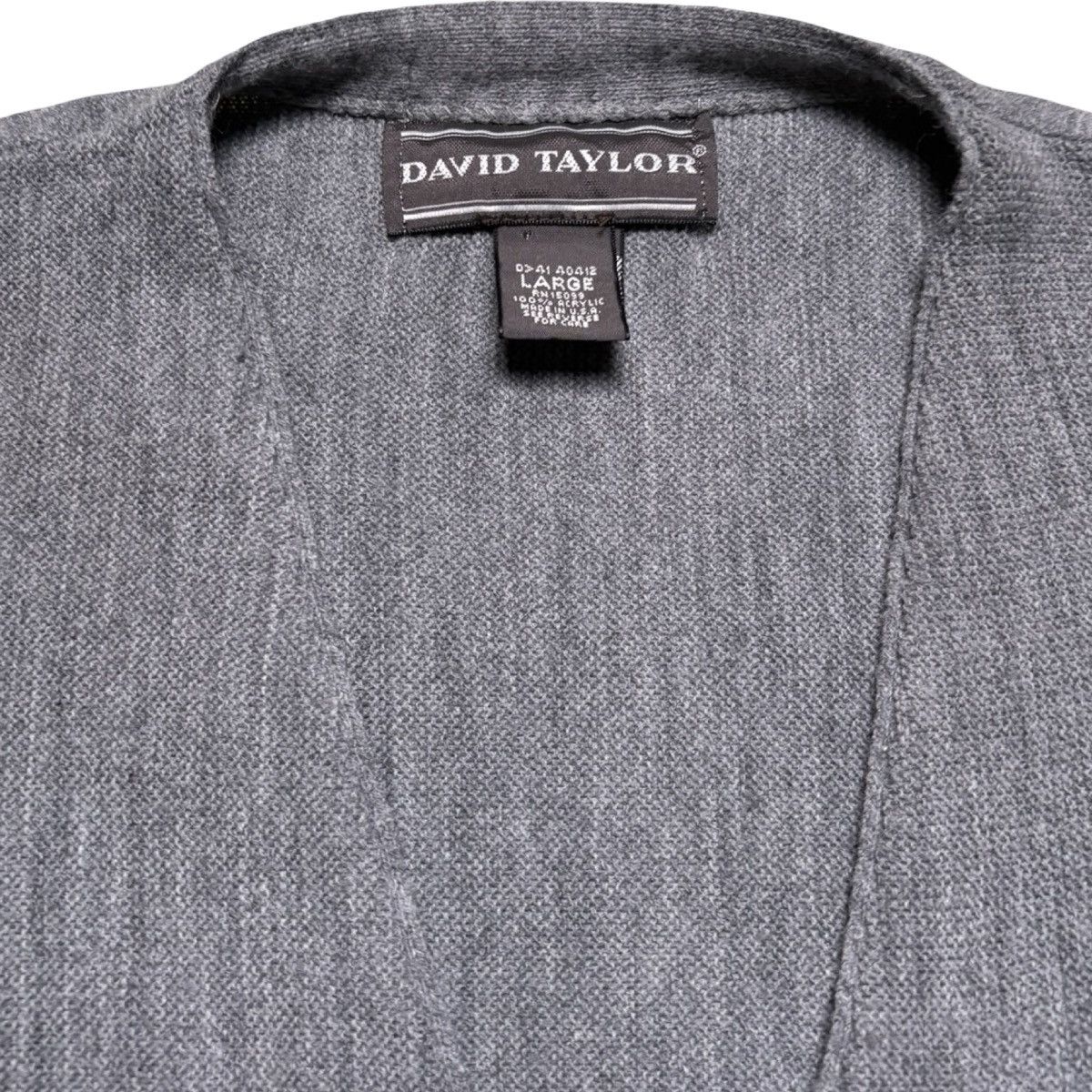 David Taylor Vintage David Taylor Cardigan Sweater Men's Large Knit Size US L / EU 52-54 / 3 - 3 Thumbnail