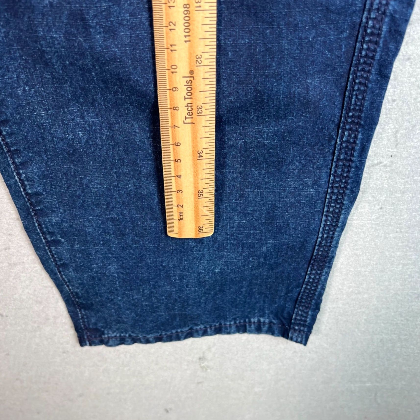 Gap Gap Jeans Denim Blue Large Mens Relaxed Fit Tapered Size 36" / US 14 / IT 50 - 7 Thumbnail