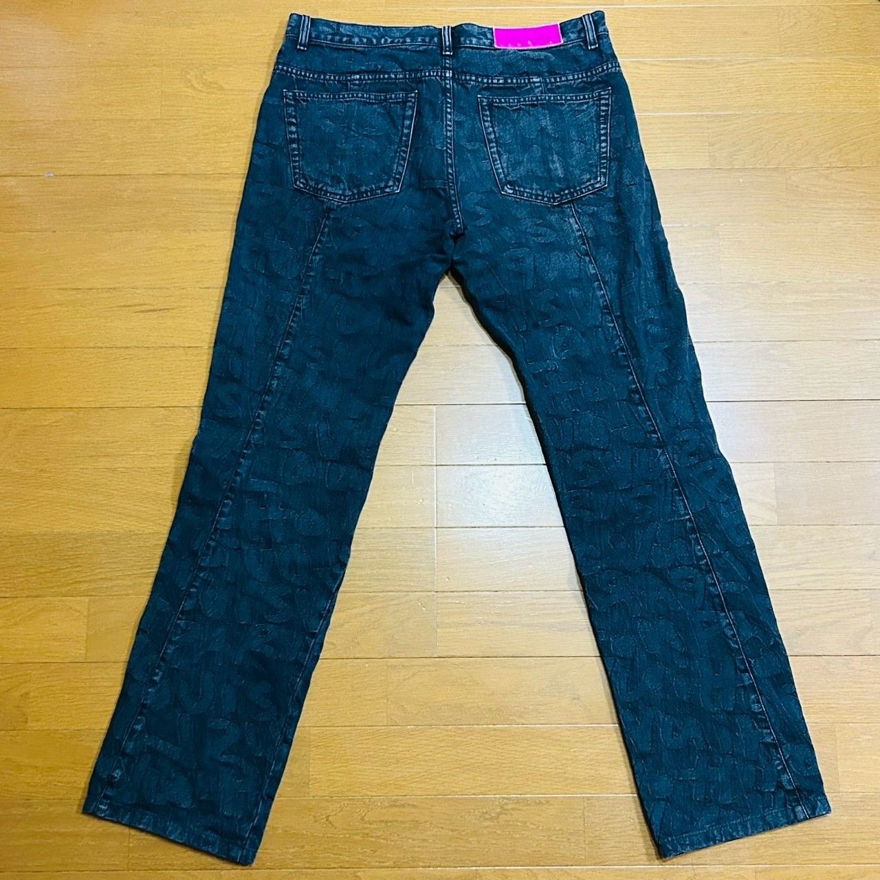 Louis Vuitton × Marc Jacobs Louis Vuitton 2008FW Stephen Sprouse Graffiti Denim Jeans Size US 40 / EU 56 - 2 Thumbnail