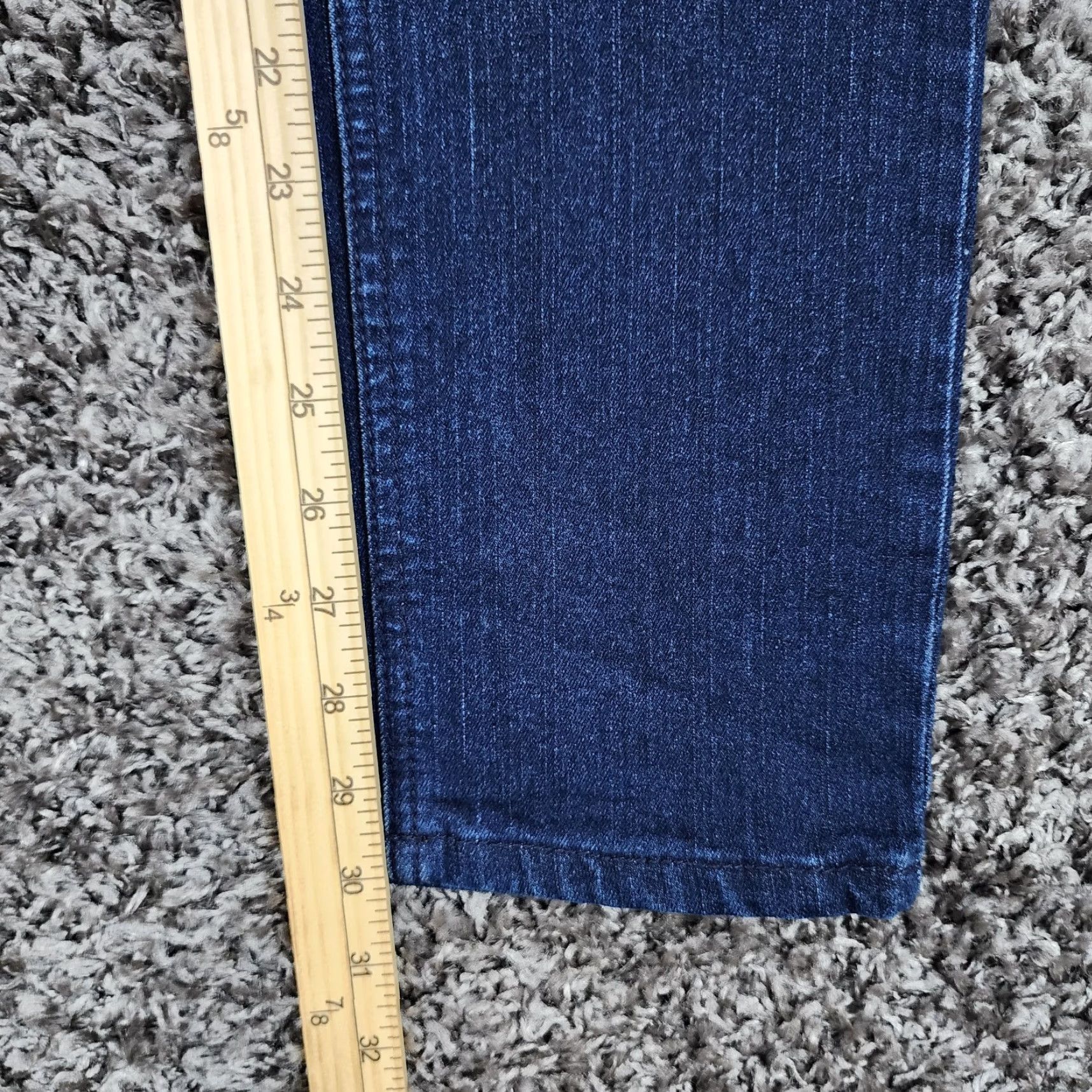 Volcom Volcom Jeans Size 9 Blue Stix Skinny Shortie Fit Stretch Womens Size 30" / US 8 / IT 44 - 5 Thumbnail