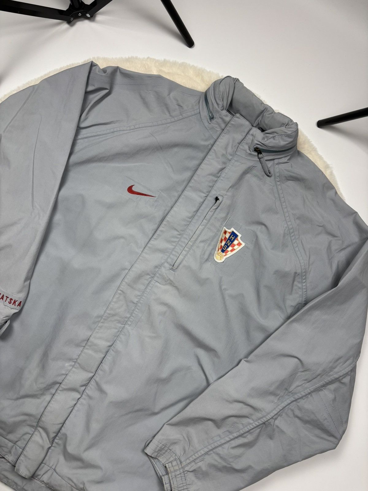 Nike 2004 Nike Croatia Soccer Jacket Hrvatska - Player Issued Size US XXL / EU 58 / 5 - 3 Thumbnail
