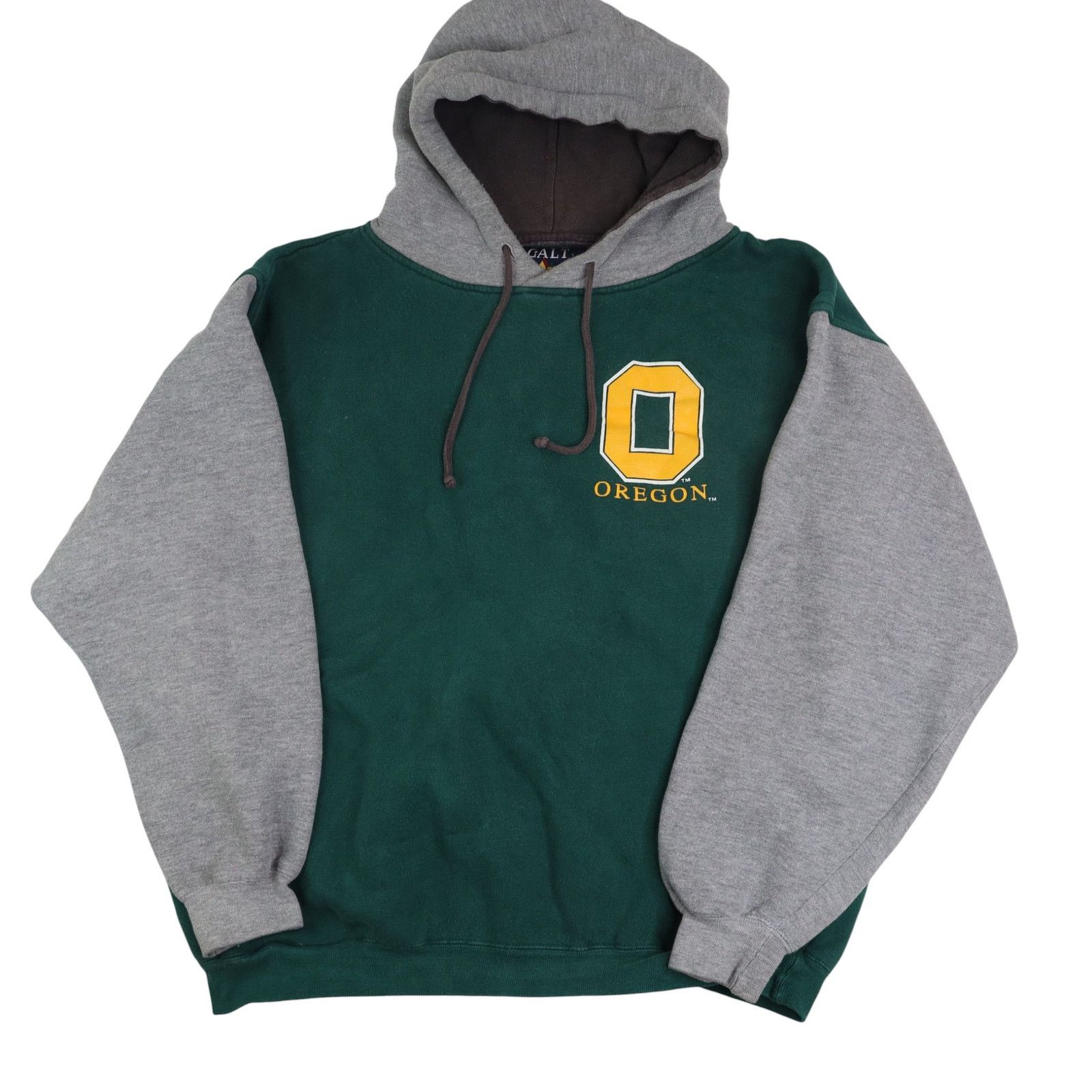 Vintage Vintage Univeristy of Oregon Varsity 2 Tone Hoodie Size US L / EU 52-54 / 3 - 2 Thumbnail