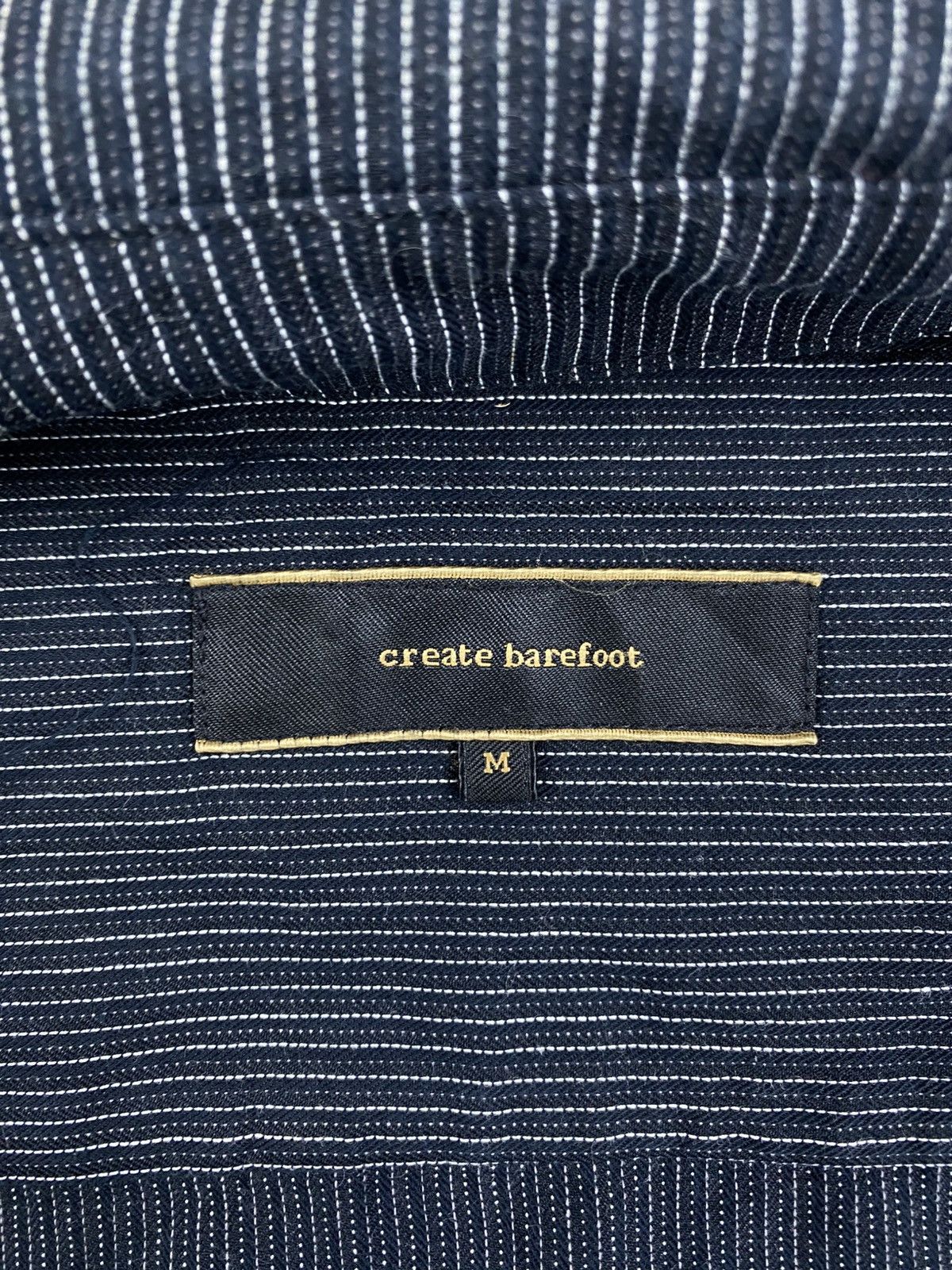 Japanese Brand × Vintage Vintage Create Barefoot Striped Zipper Jacket Size US M / EU 48-50 / 2 - 8 Thumbnail