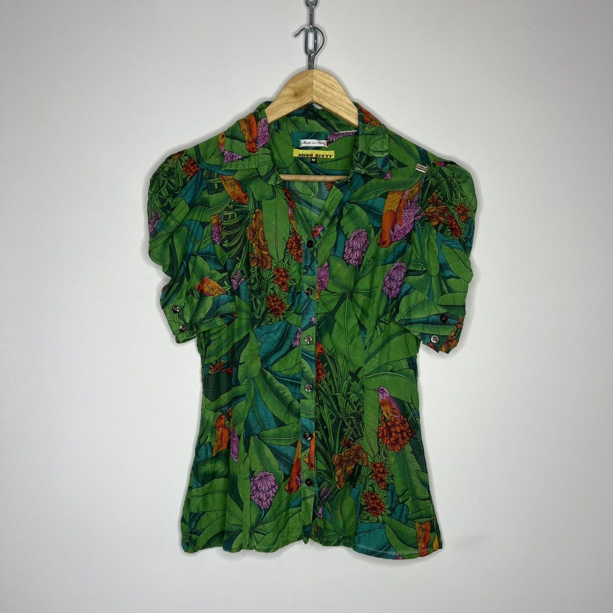 Miss Sixty ❗️AVANT GARDE Miss Sixty vintage floral shirt y2k Size M / US 6-8 / IT 42-44 - 1 Thumbnail