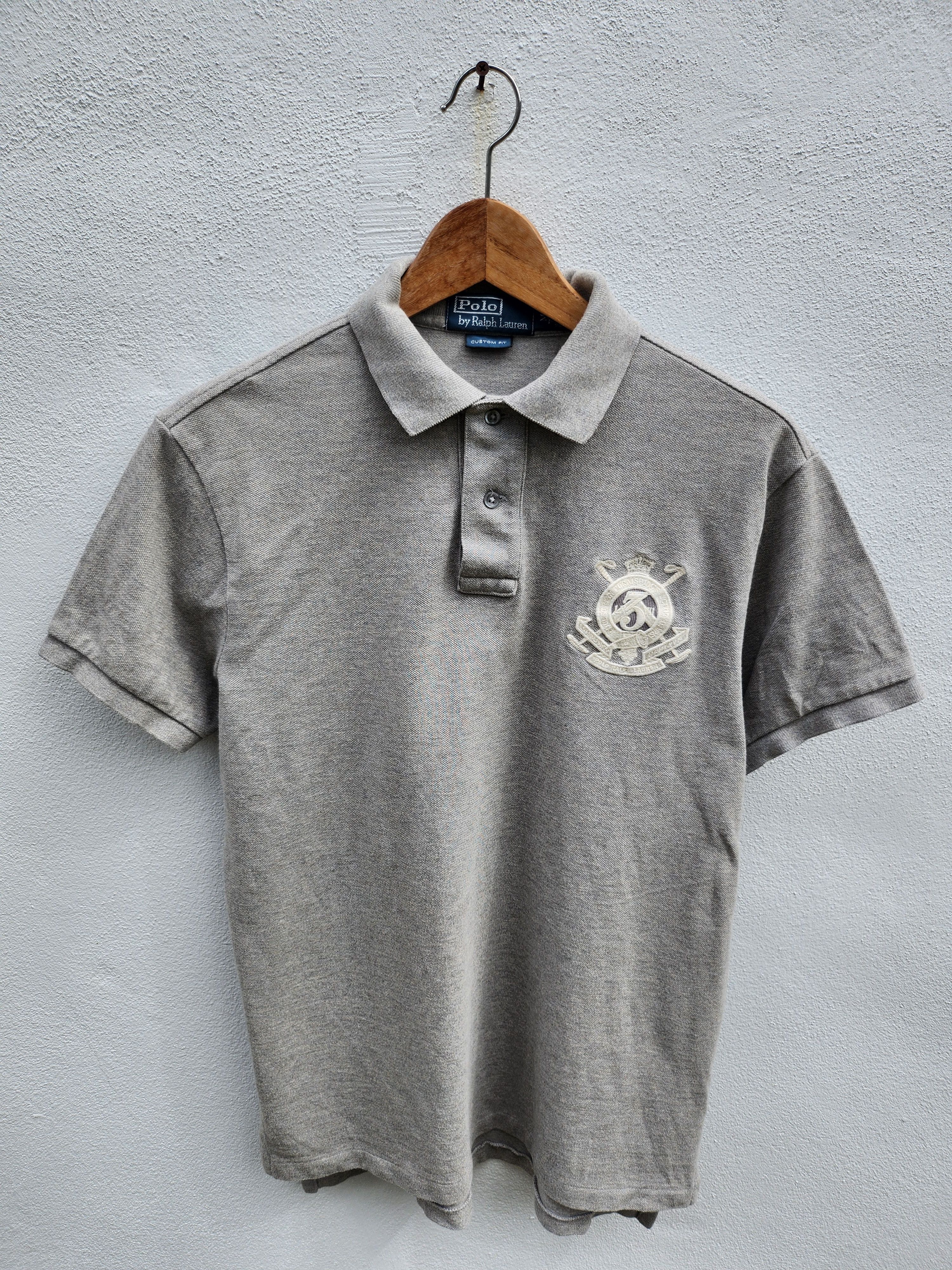 Polo Ralph Lauren 💥Polo RL Number 3 Crown Polos Slim Fit Size US M / EU 48-50 / 2 - 1 Thumbnail