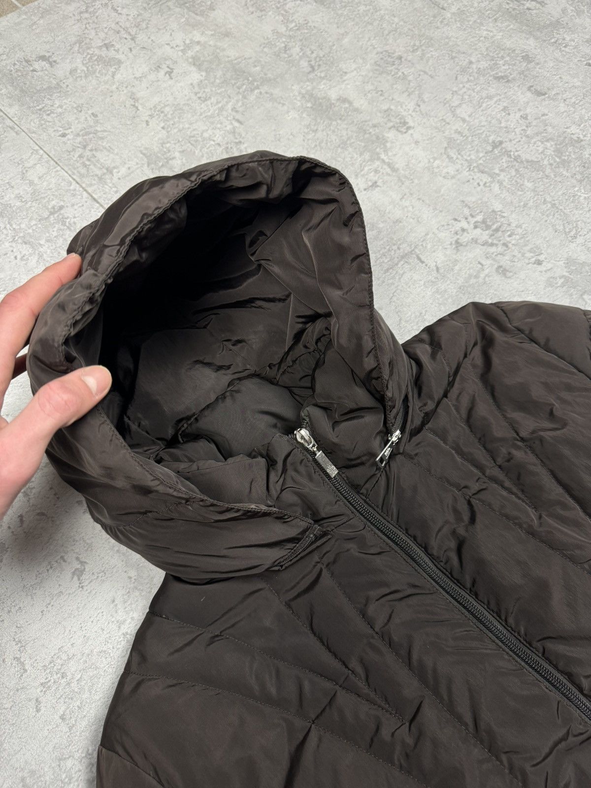 Moncler Vintage Moncler Long Jacket Coat Down Parka Nylon Size 3 Size L / US 10 / IT 46 - 11 Thumbnail