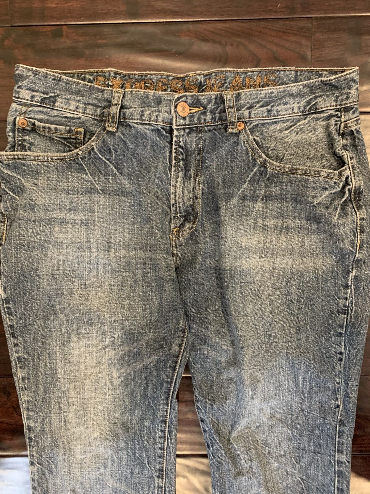 Express vintage faded express jeans Size US 36 / EU 52 - 4 Thumbnail