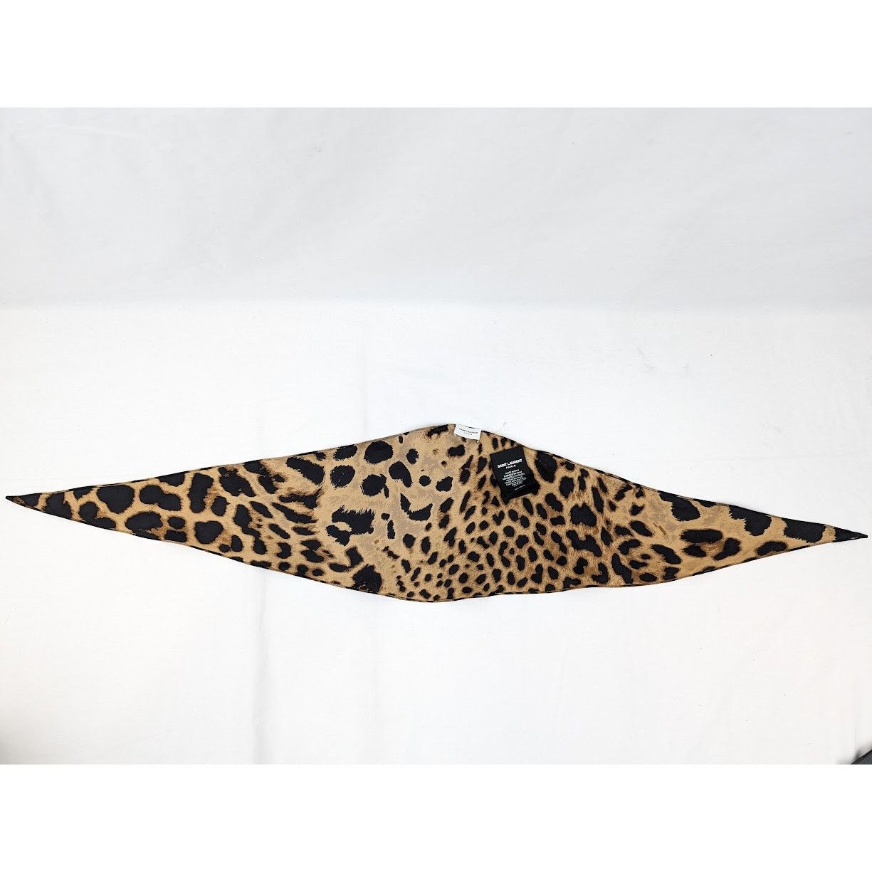 Saint Laurent Paris o1rshd1 Size: OS / Lavalliere Leopard Musseline Light Brown Size ONE SIZE - 10 Thumbnail