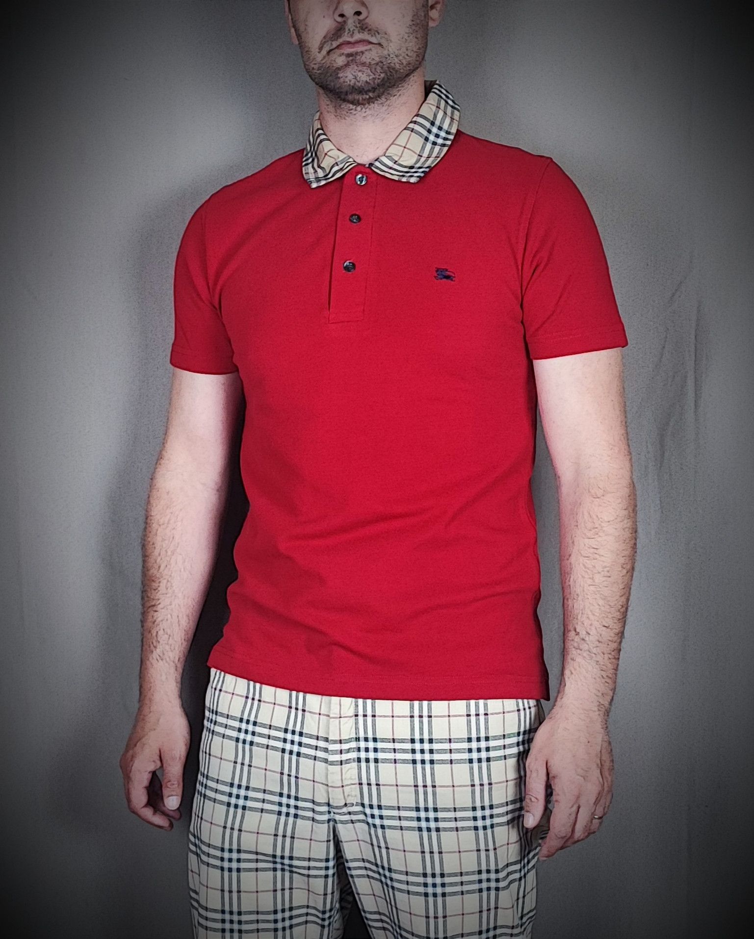 Burberry Burberry Polo S red Size US S / EU 44-46 / 1 - 3 Thumbnail
