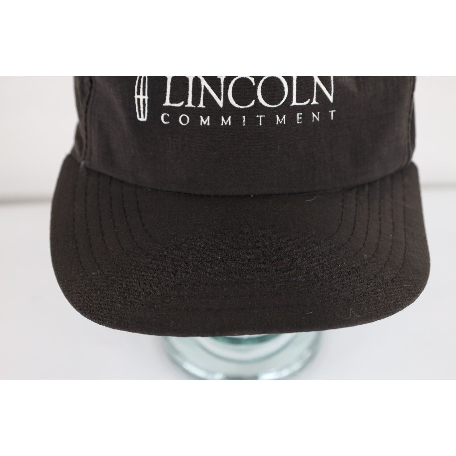 Vintage Vintage 80s 90s Spell Out Lincoln Car Sun Faded Snapback Hat Size ONE SIZE - 3 Thumbnail