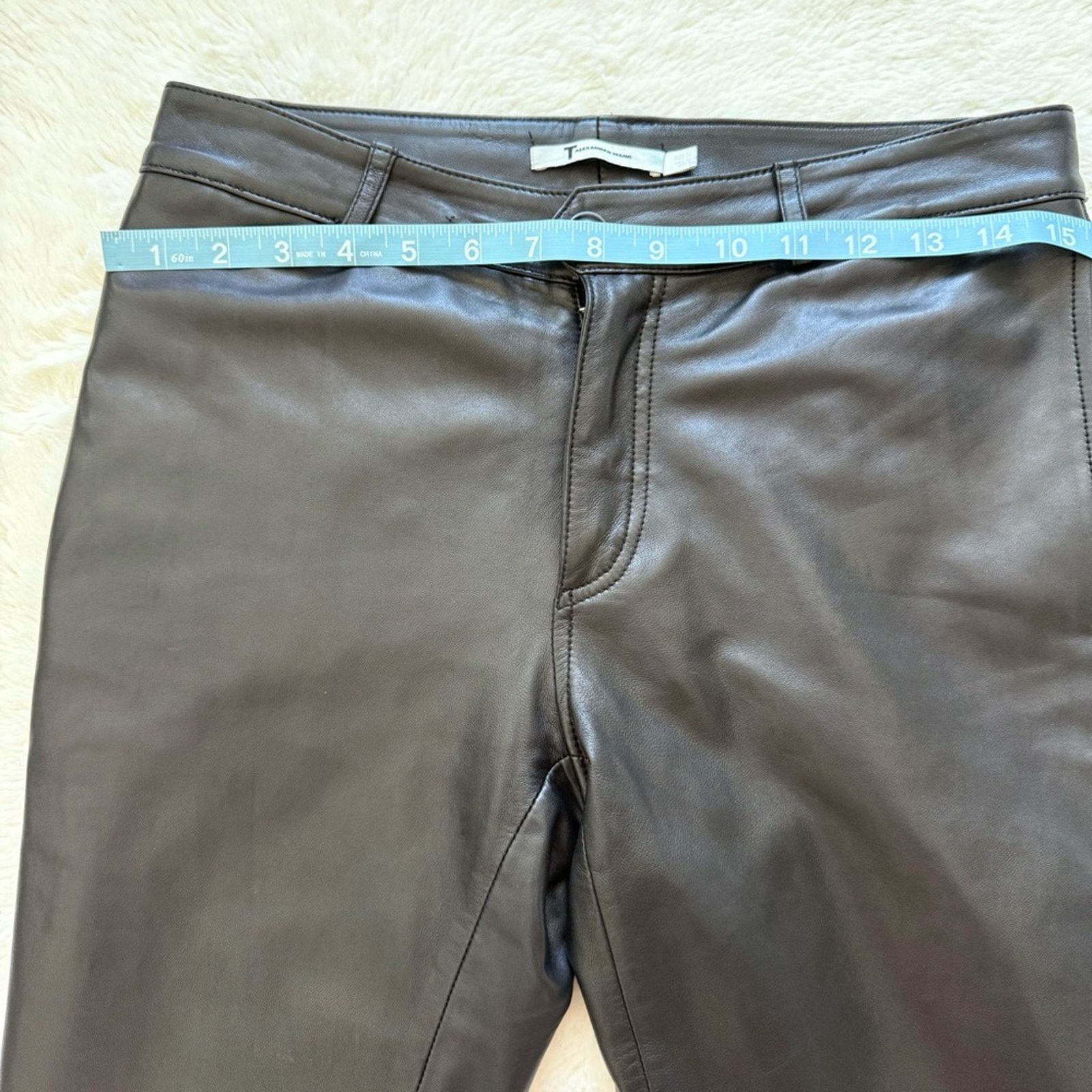 T by Alexander Wang T by Alexander Wang women leather pants size 24 Retail 750$ Size 24" / US 00 / IT 34 - 7 Thumbnail