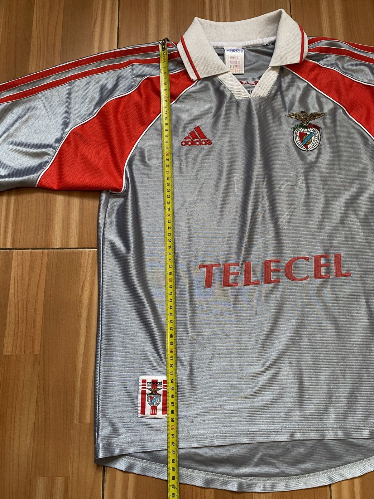 Adidas Adidas Vintage Benfica SL 99/00 Soccer Jersey. Size US S / EU 44-46 / 1 - 17 Thumbnail