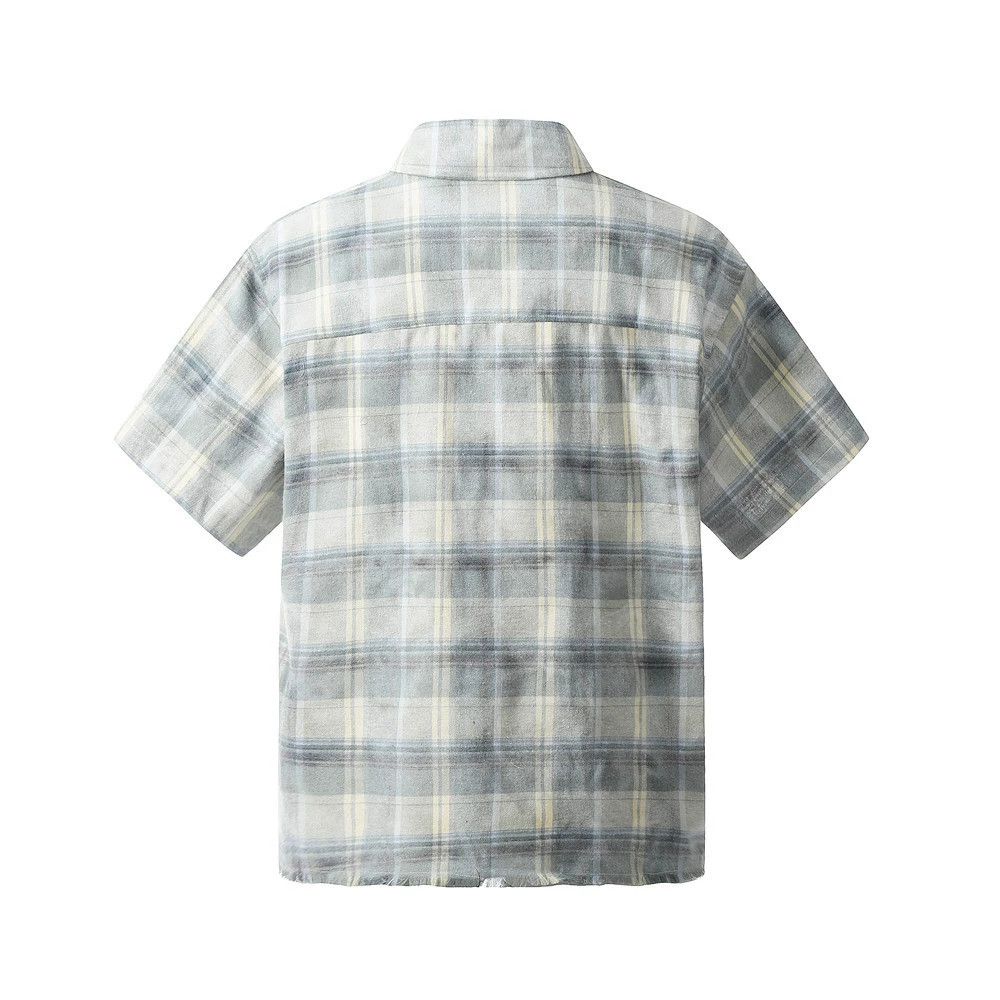 Vintage Men's casual street fashion pocket plaid shirt Size US M / EU 48-50 / 2 - 2 Thumbnail