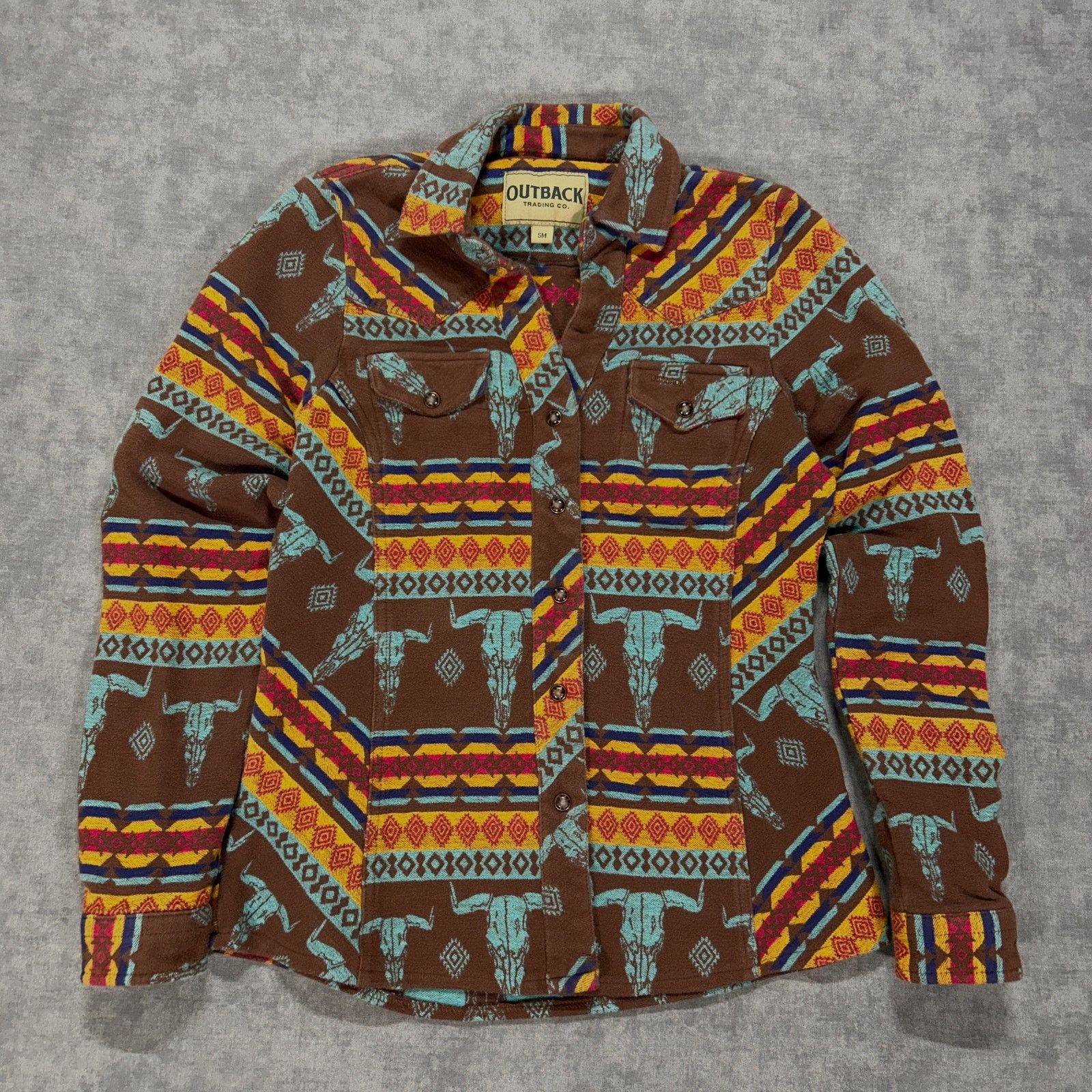 Other Outback Trading Co Lorelei aztec western pearl snap wms S Size S / US 4 / IT 40 - 1 Thumbnail