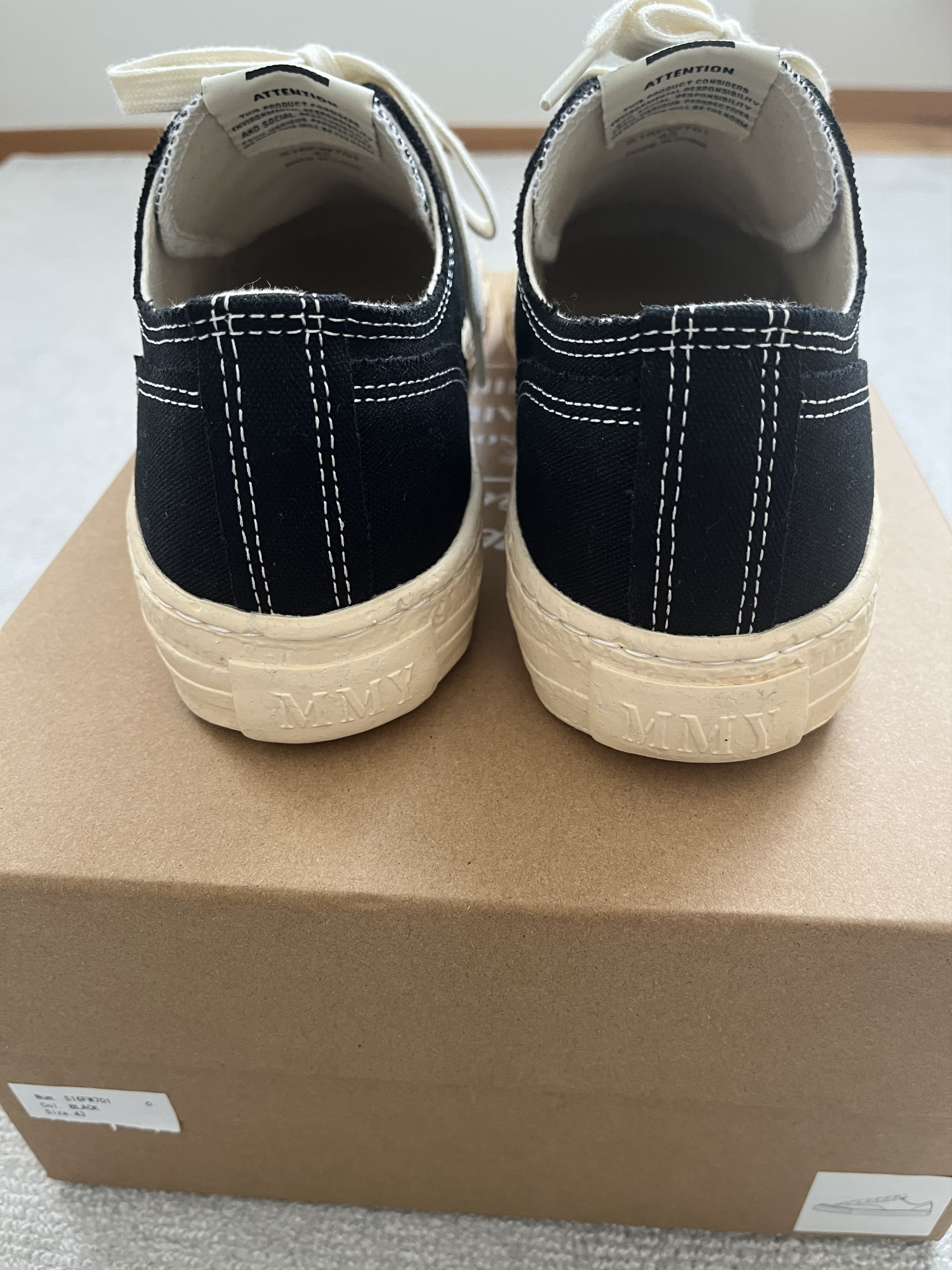 Maison MIHARA YASUHIRO ROY" PAST Sole Canvas Low-top Sneaker Size US 10 / EU 43 - 6 Thumbnail