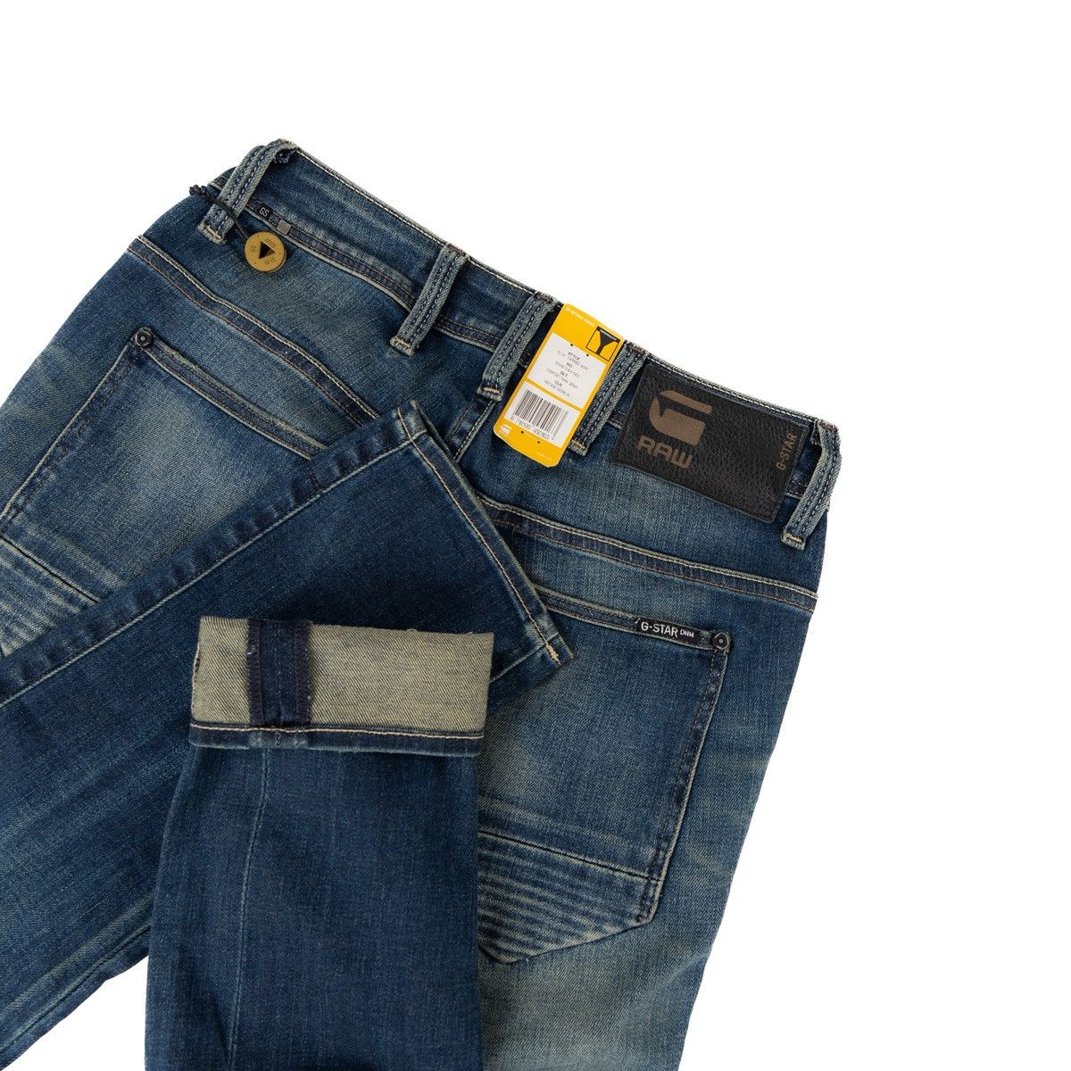 G-Star G-Star RAW Elva Tapered Wmns Jeans NWT Dark Wash Biker Style Size 26" / US 2 / IT 38 - 4 Thumbnail