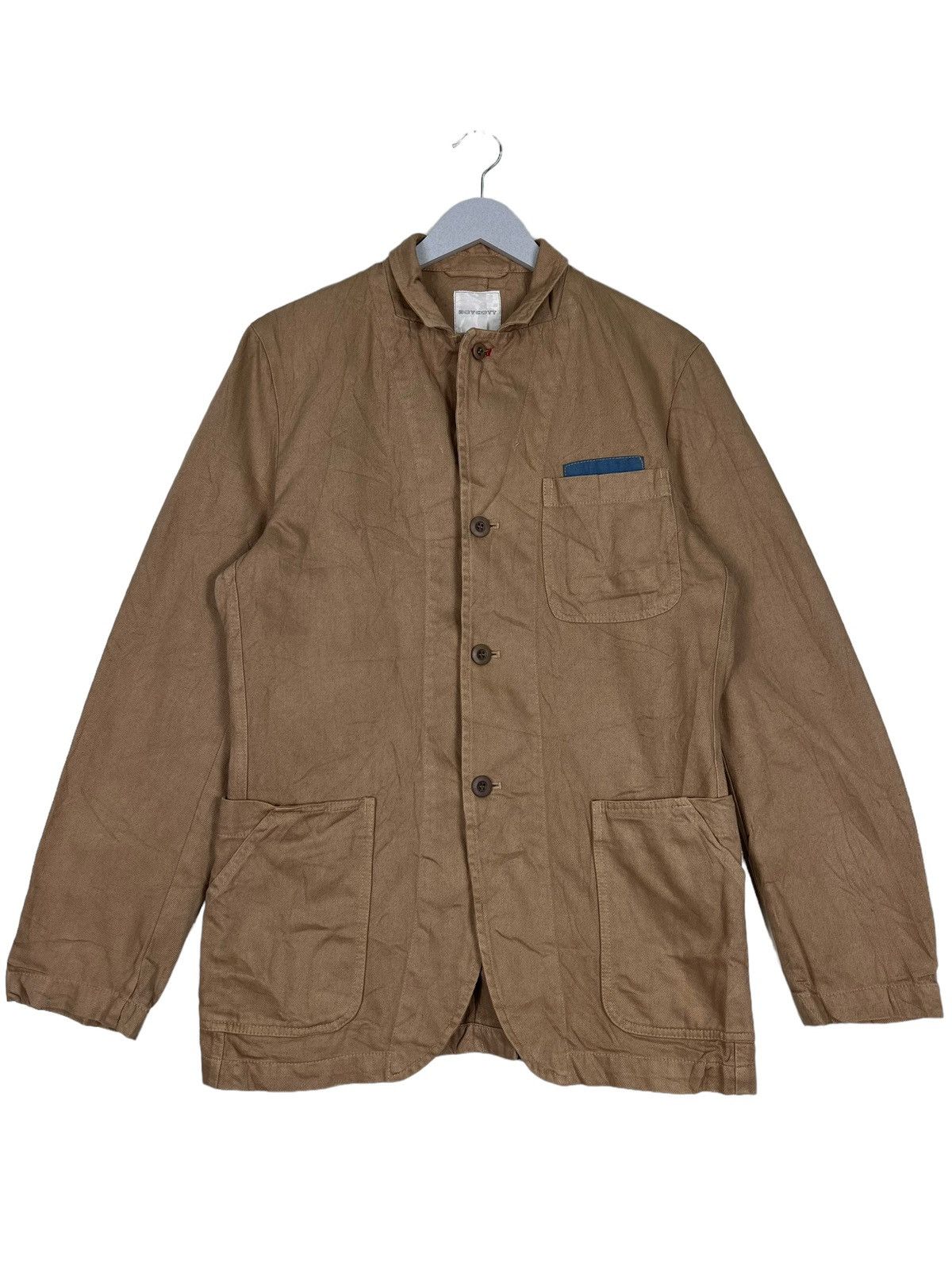 Boycott 🔥 BOYCOTT DUCK CANVAS CHORE JACKET MADE IN JAPAN Size US M / EU 48-50 / 2 - 2 Thumbnail