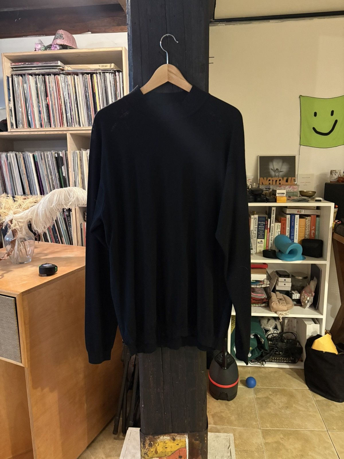 Issey Miyake Issey Miyake Mock Neck Sweater Size US L / EU 52-54 / 3 - 1 Thumbnail