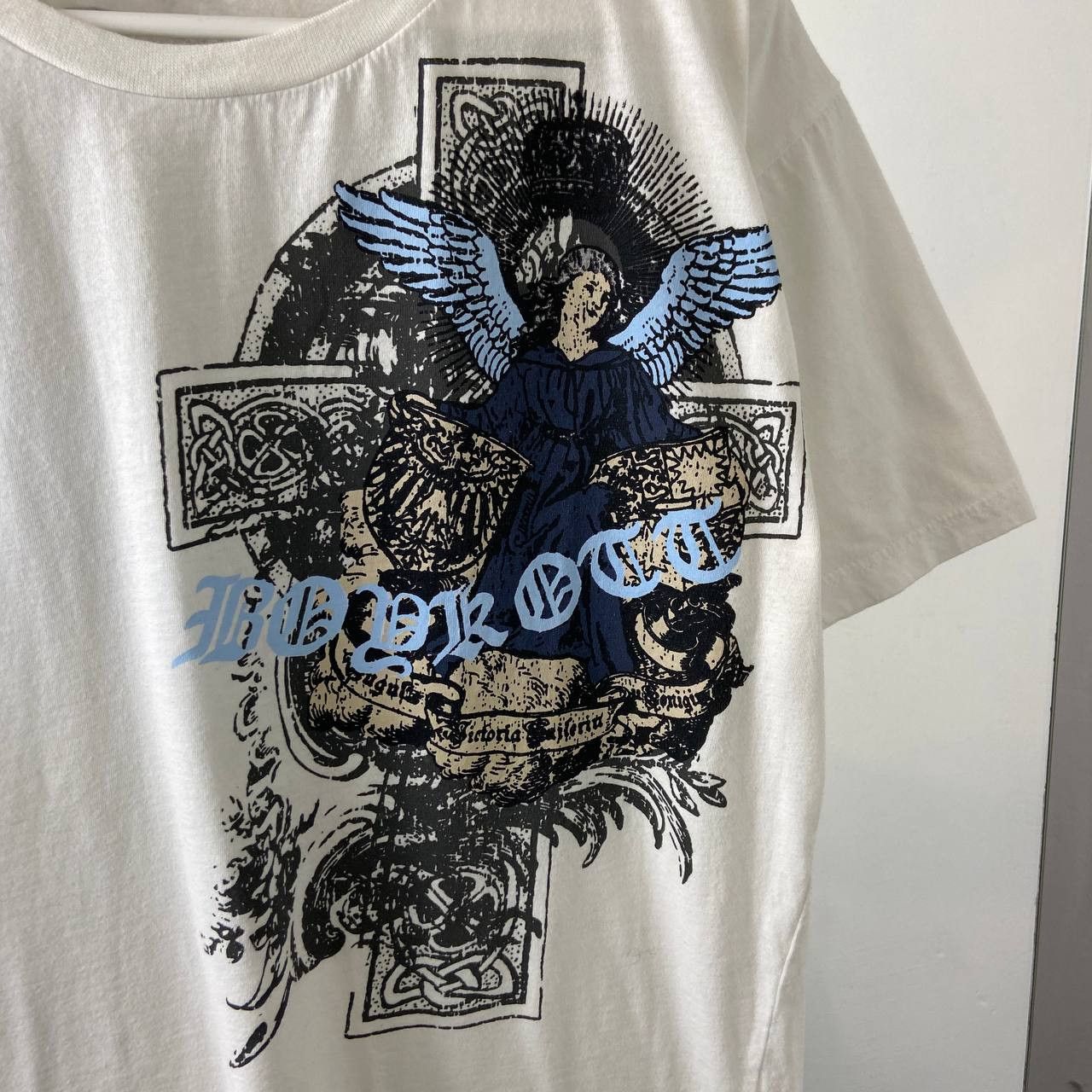 Vintage Vintage Overprint Y2K Japanese Style T-Shirt Size US L / EU 52-54 / 3 - 7 Thumbnail
