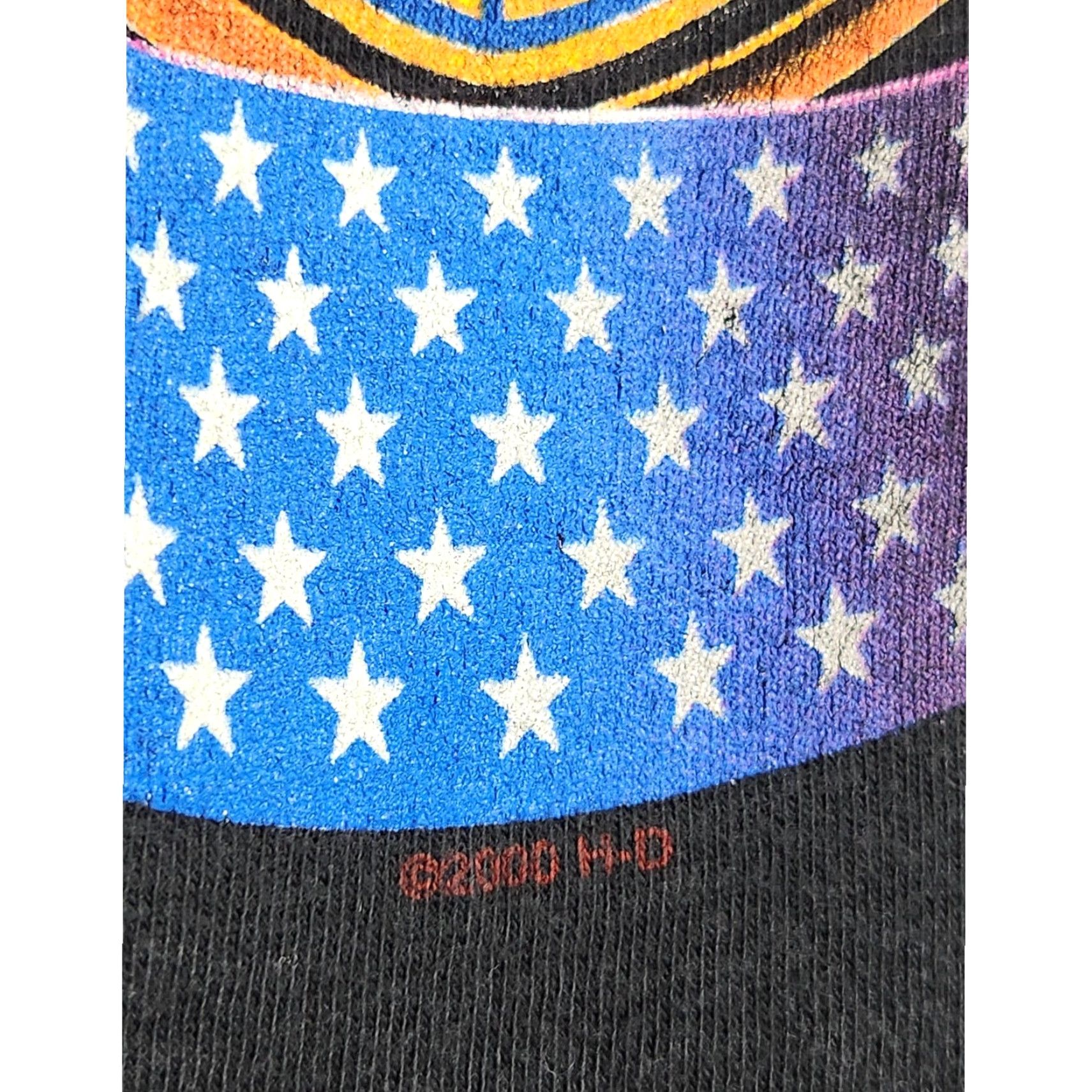 Harley Davidson VINTAGE Harley Davidson Logo Shirt Eagle Flame Double Sided XL Black Unisex Adults Mens Women 90s Grunge Punk Skate Logo Shirt Size US XL / EU 56 / 4 - 3 Thumbnail