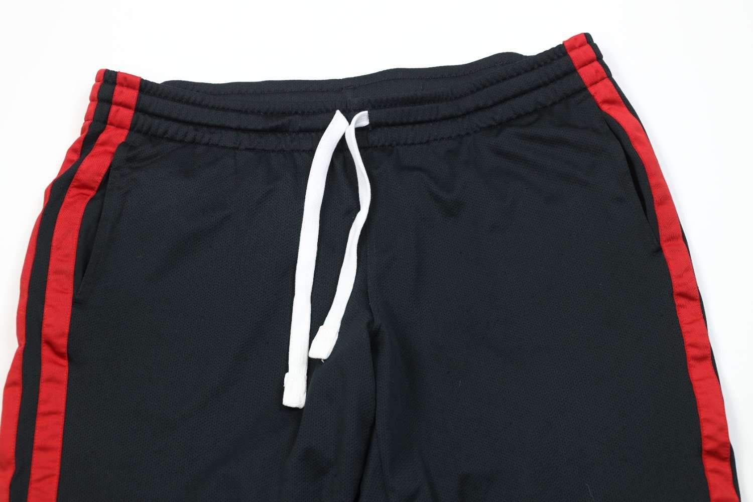 Nike Vintage Y2K Nike Scott Mini Swoosh Mesh Wide Leg Pants Black Size US 36 / EU 52 - 2 Thumbnail