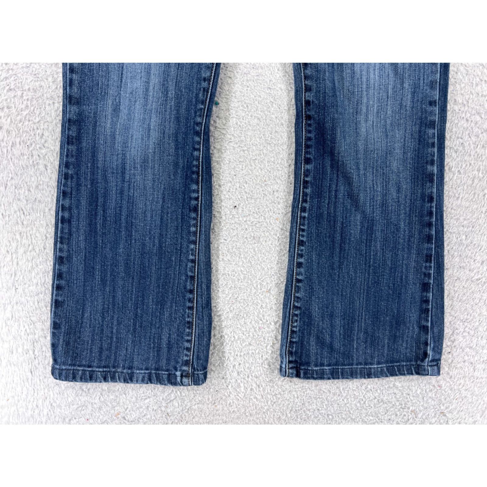 Lucky Brand Lucky Brand Women's Jeans 10 Blue Denim Bootcut Low Rise 27x27 Cotton Stretch Classic Size 32" / US 10 / IT 46 - 2 Thumbnail