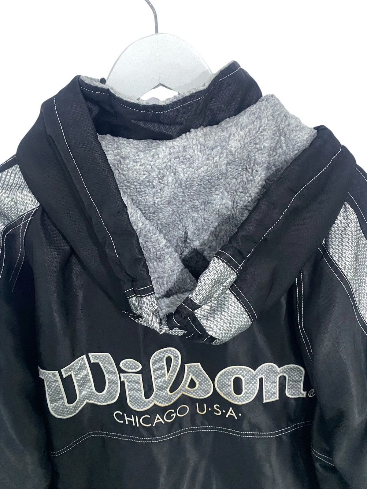 Wilson wilson Hoodie Big Logo Long Jacket Size US XL / EU 56 / 4 - 3 Thumbnail