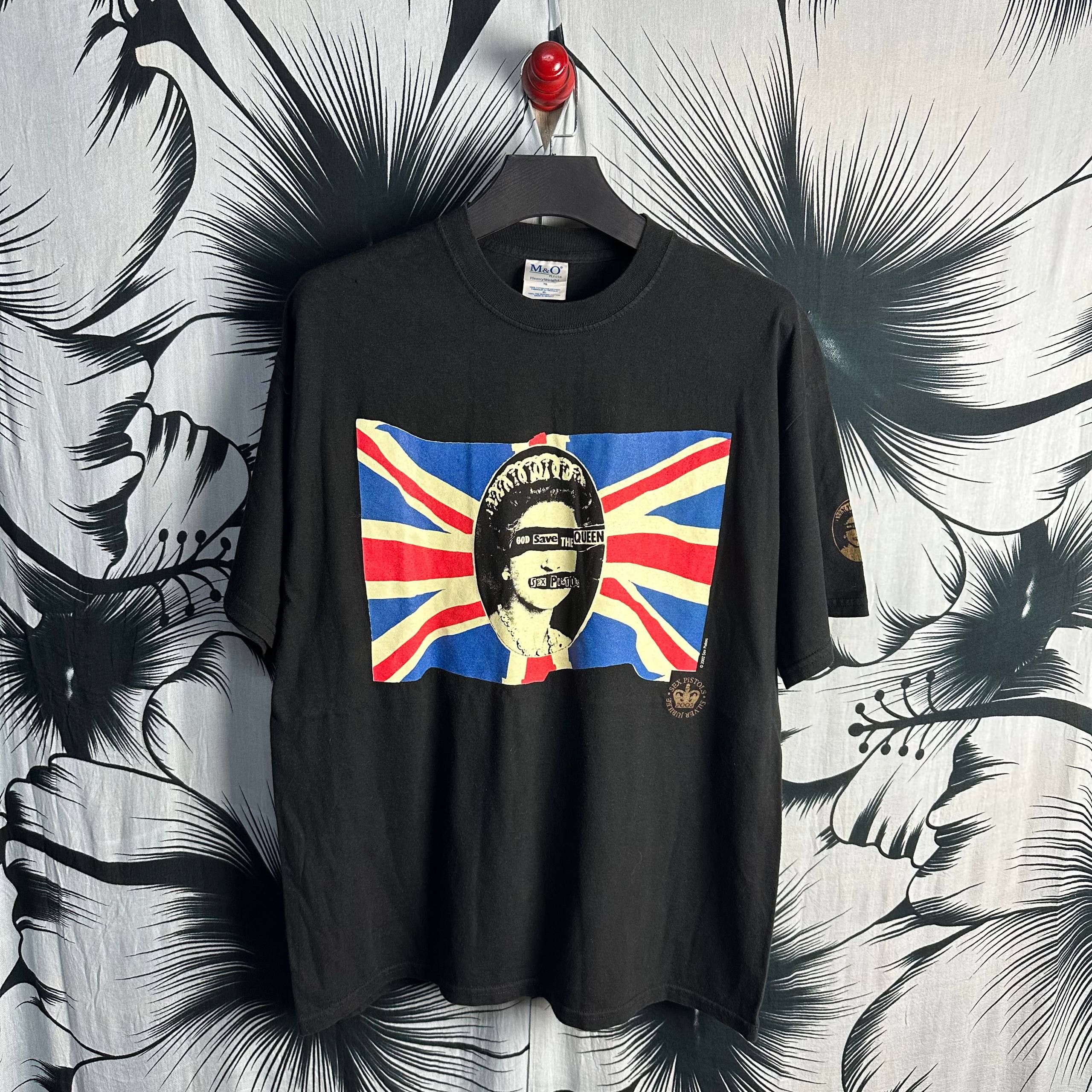 Vintage Sex Pistols God Save The Queen Punk Band T-Shirt