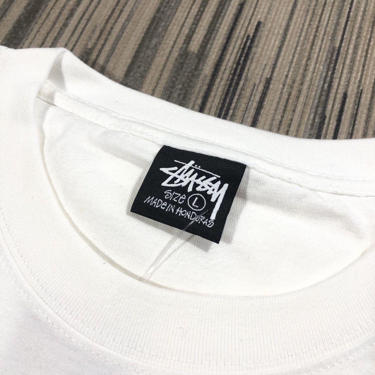 Stussy × Vintage Stussy Burning Stock Tee Size US L / EU 52-54 / 3 - 5 Thumbnail