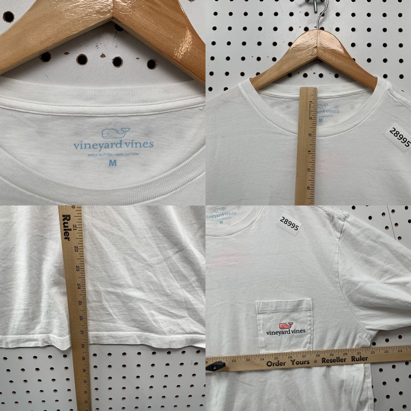Vineyard Vines VINEYARD VINES Pocket Shirt Mens M Long Sleeve White Pink Whale Shirt Size US M / EU 48-50 / 2 - 9 Thumbnail