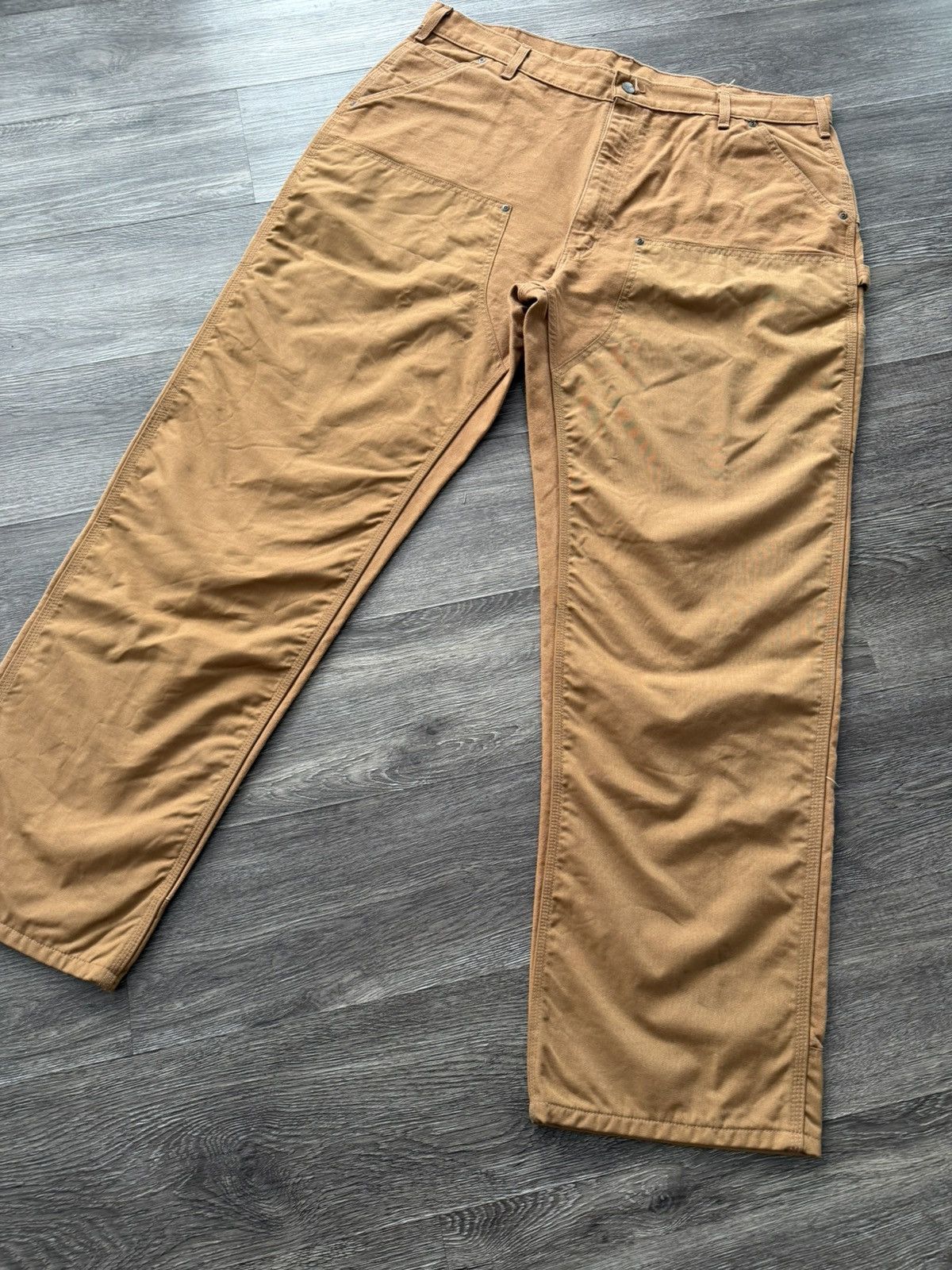 Carhartt Carhartt Double Knee Vintage Duck Canvas Loose fit Pants Size US 42 / EU 58 - 4 Thumbnail