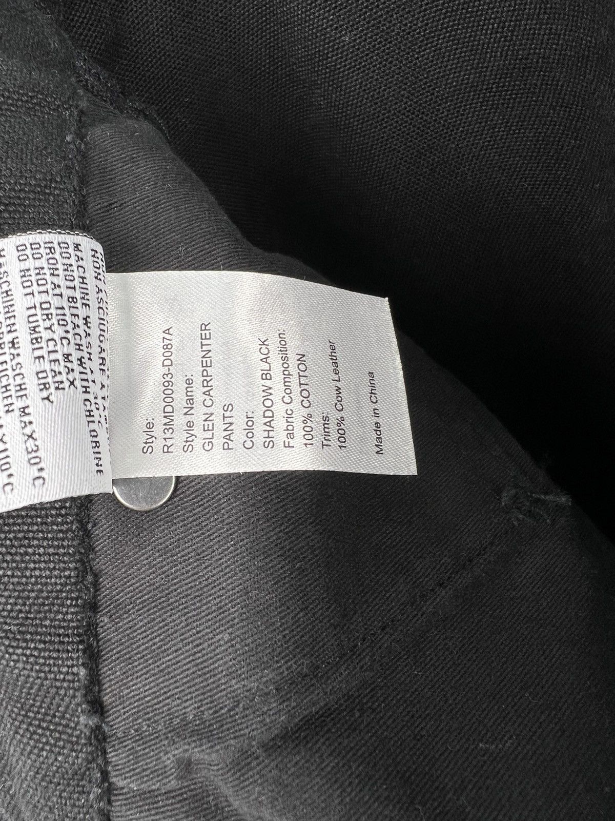 R13 Work pants 28 Size US 28 / EU 44 - 15 Thumbnail