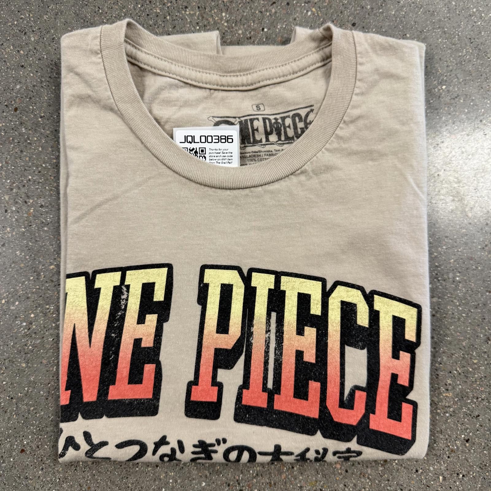 One Piece One Piece Monkey D Luffy 2 Sided Print Japanese Rare HTF - S Size US S / EU 44-46 / 1 - 8 Thumbnail