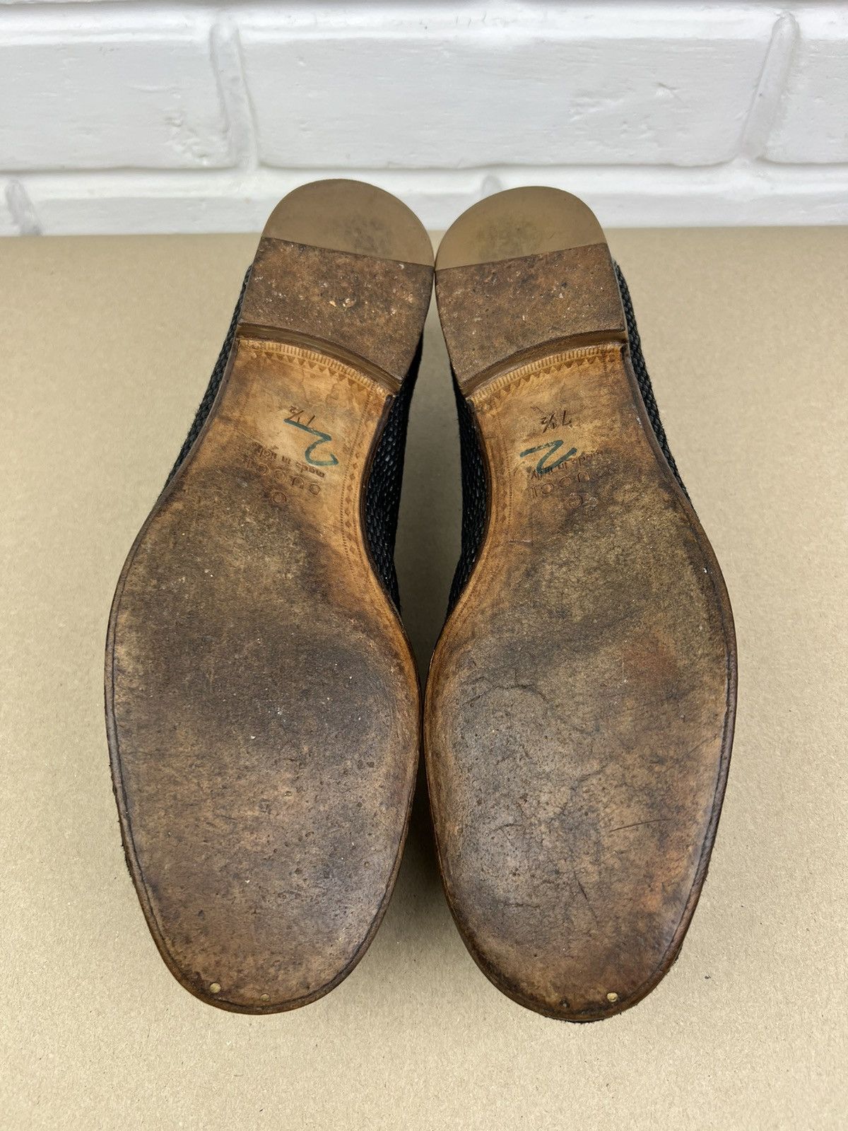 Gucci GUCCI Loafers Leather Shoes 1953 HORSEBIT Buckle Black Men’s Size US 8 / EU 41 - 16 Thumbnail