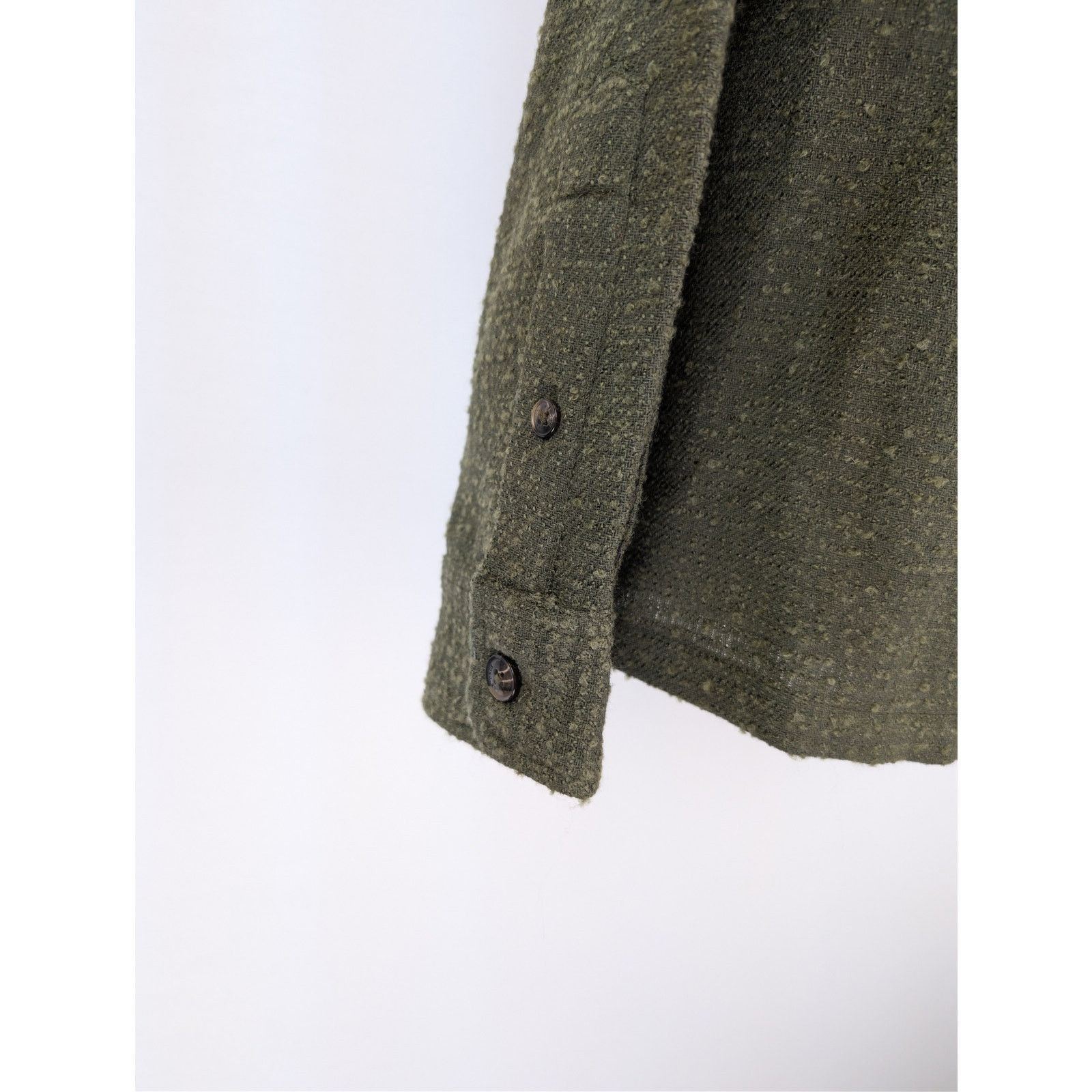 Les Deux o1rshd1 CC20 Kent Corduroy Shirt in Rosin Green Size US M / EU 48-50 / 2 - 6 Thumbnail