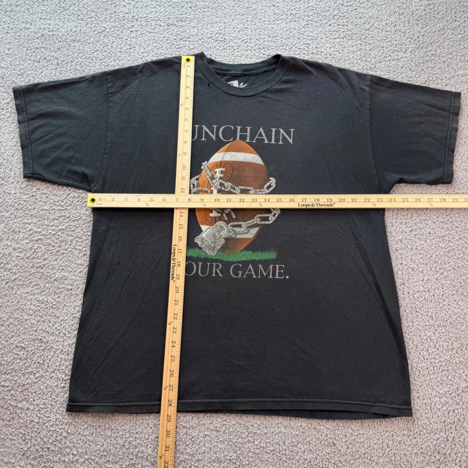 Athletic Works Vintage Russell Athletic Unchain Your Game Football Graphic Size US XL / EU 56 / 4 - 2 Thumbnail