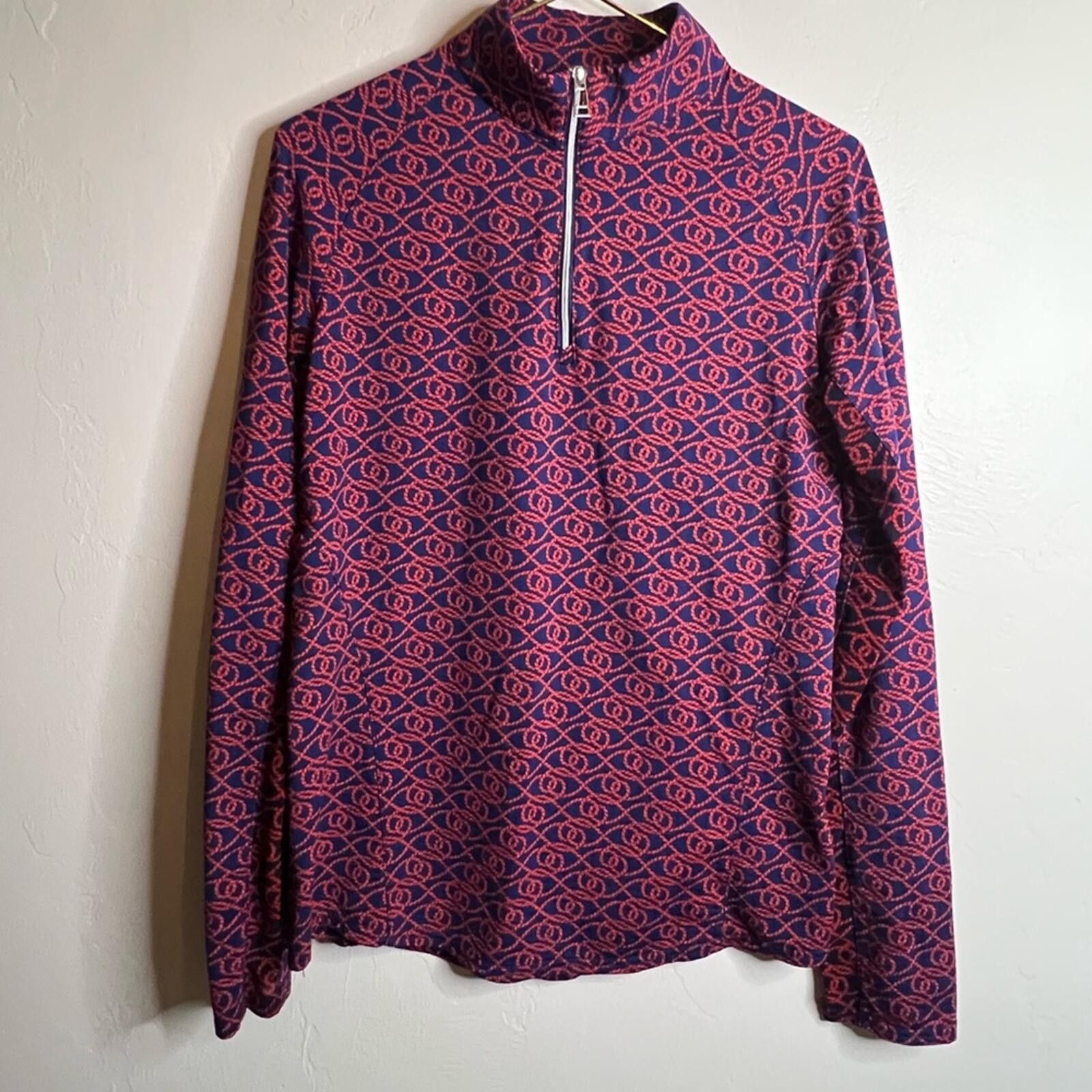 Other Navy and Red Sport Haley half zip golf pullover xs Size XS / US 0-2 / IT 36-38 - 1 Thumbnail