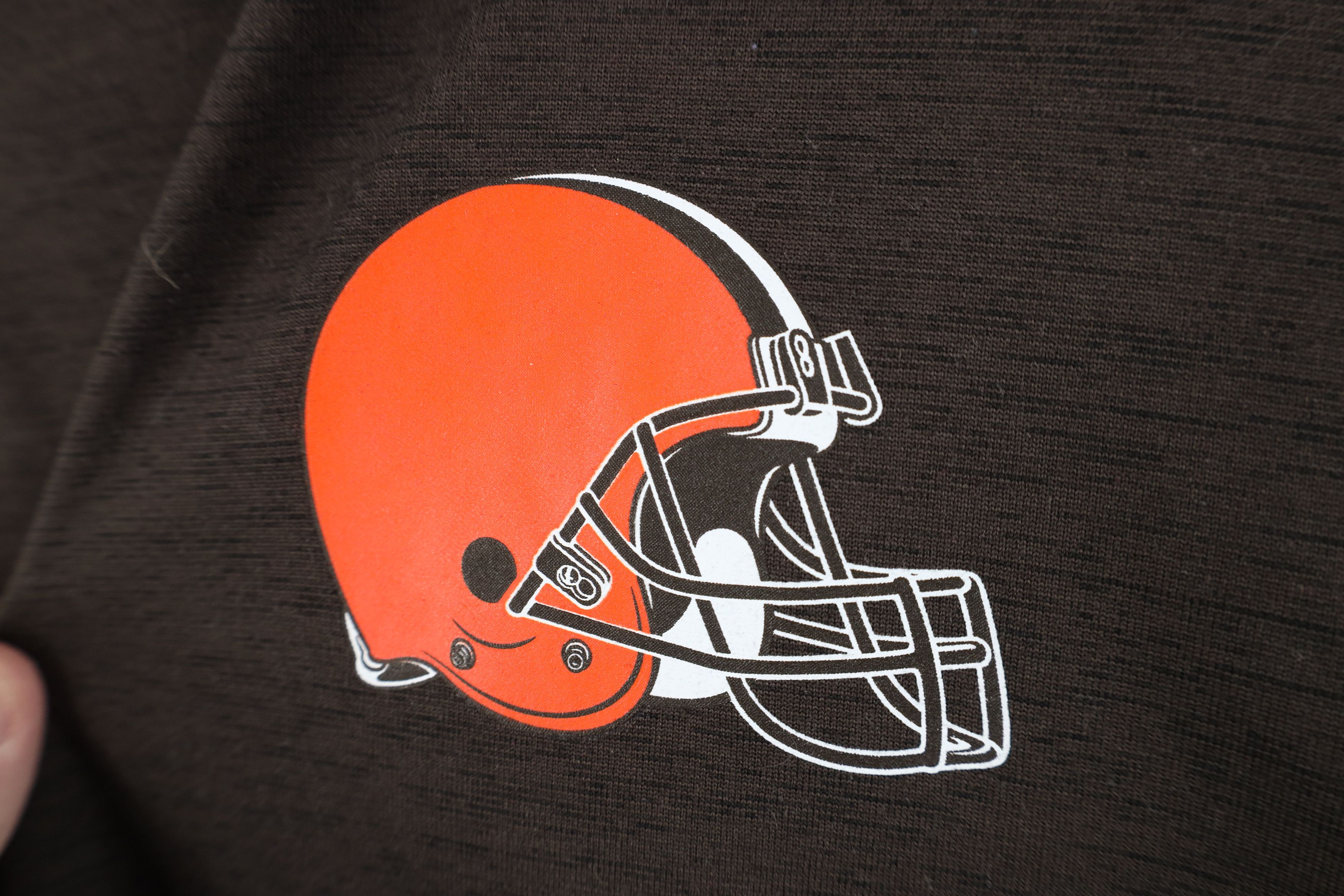 Nike Nike On Field Browns Football Long Sleeve T-Shirt Brown Size US L / EU 52-54 / 3 - 5 Thumbnail