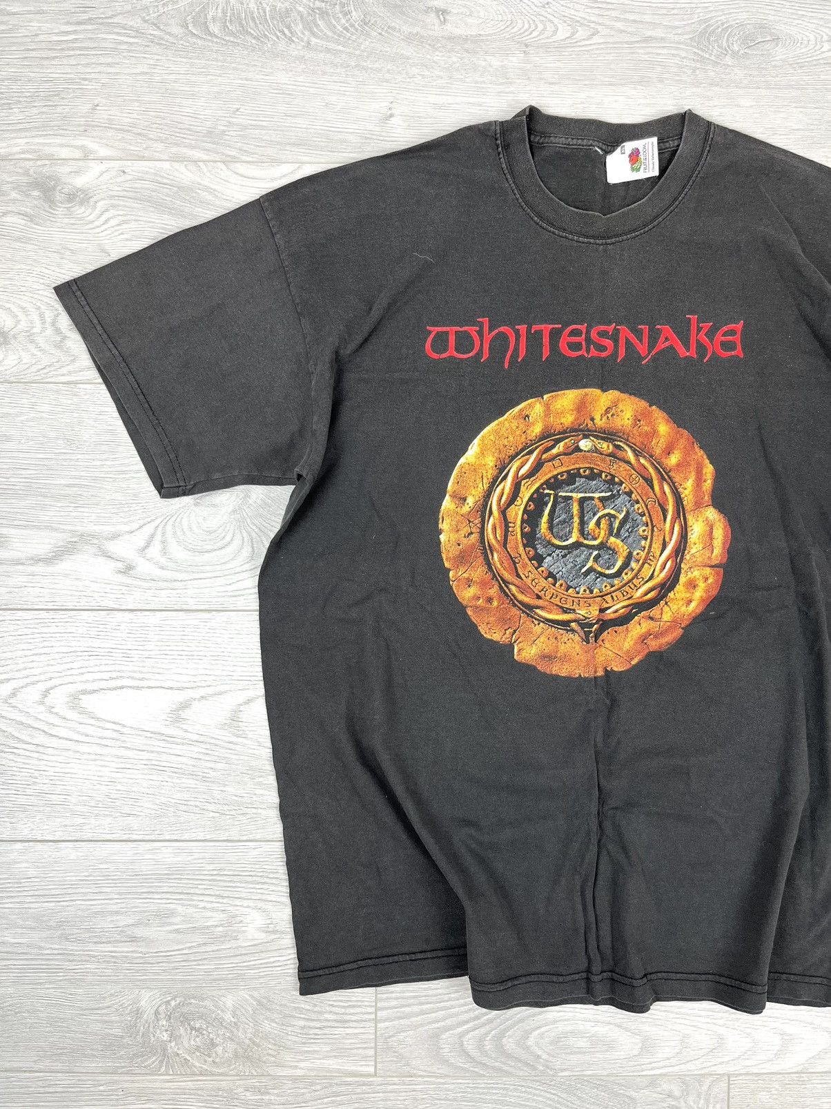 Band Tees × Vintage Whitesnake Vintage 2004 Tour T Shirt Size US XL / EU 56 / 4 - 3 Thumbnail