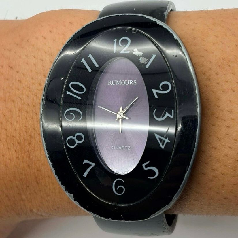 Other Vintage Black & Purple Oval Rumours Cuff Watch Size ONE SIZE - 1 Thumbnail