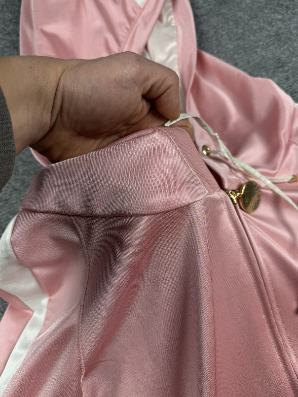 Japanese Brand × Moncler Barbie Pink Moncler hoodie zip up Size S / US 4 / IT 40 - 16 Thumbnail