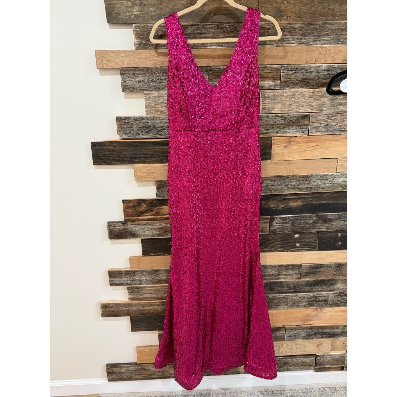 Other Morgan & Co New Chloé Sequined Gown Dress stretch Sz 7 fit s Size M / US 6-8 / IT 42-44 - 4 Thumbnail